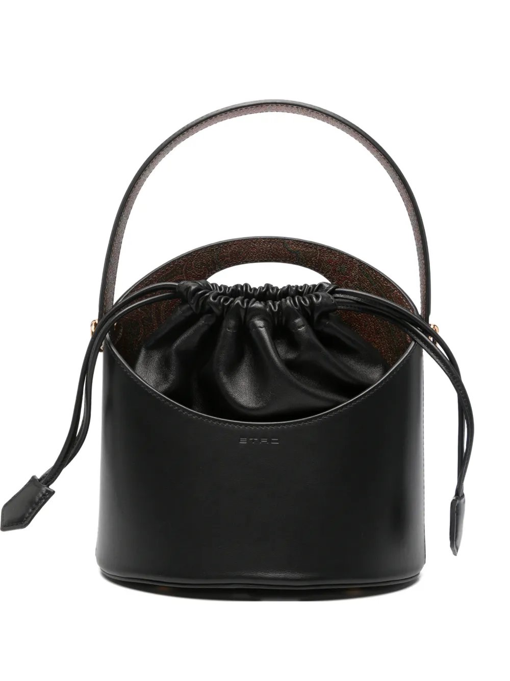 leather bucket bag