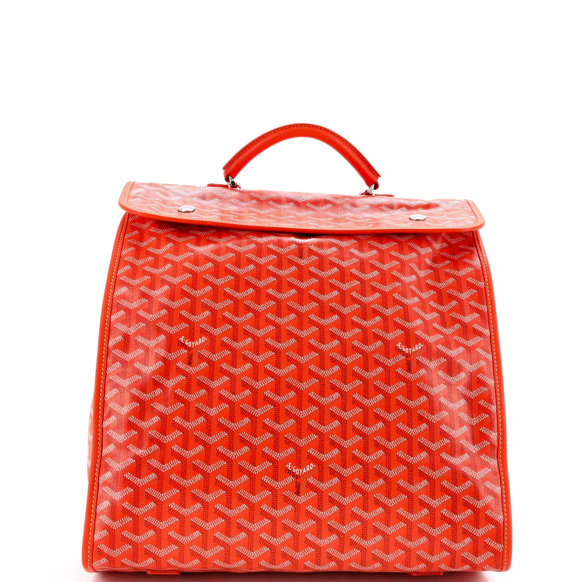 Goyard Saint Leger Briefcase Backpack Coated Canvas