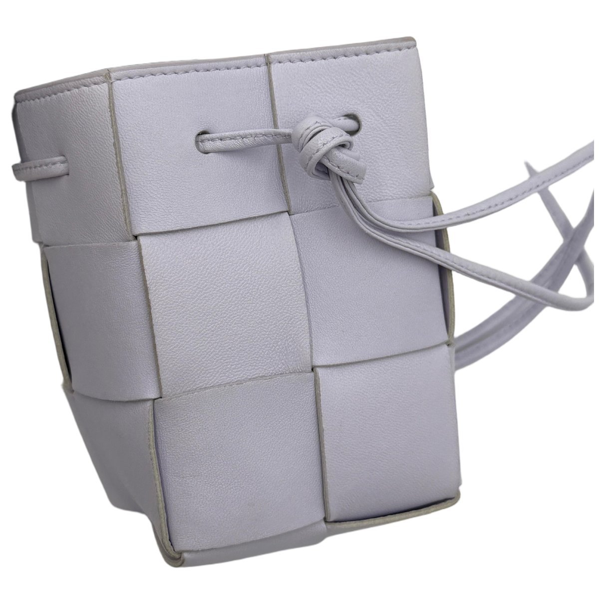 Cassette Bucket leather handbag
