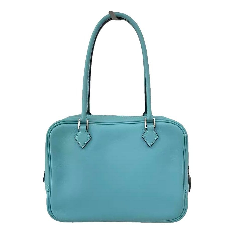 Plume leather handbag