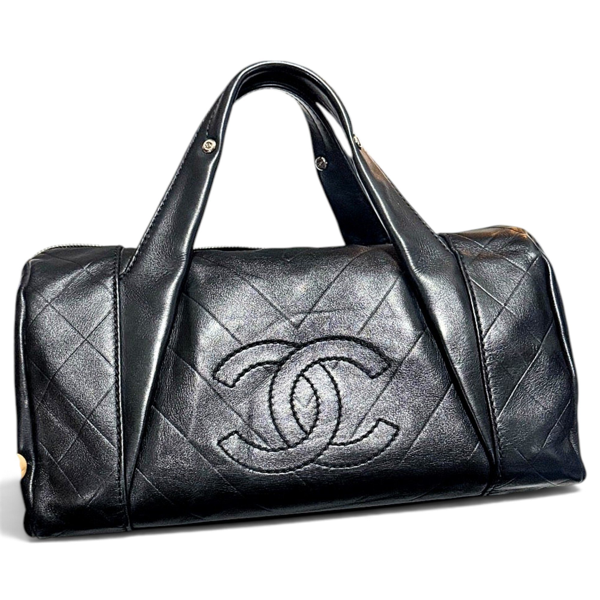 Chanel Leather bowling bag