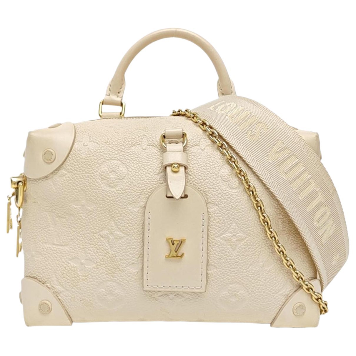 Petite Malle leather handbag