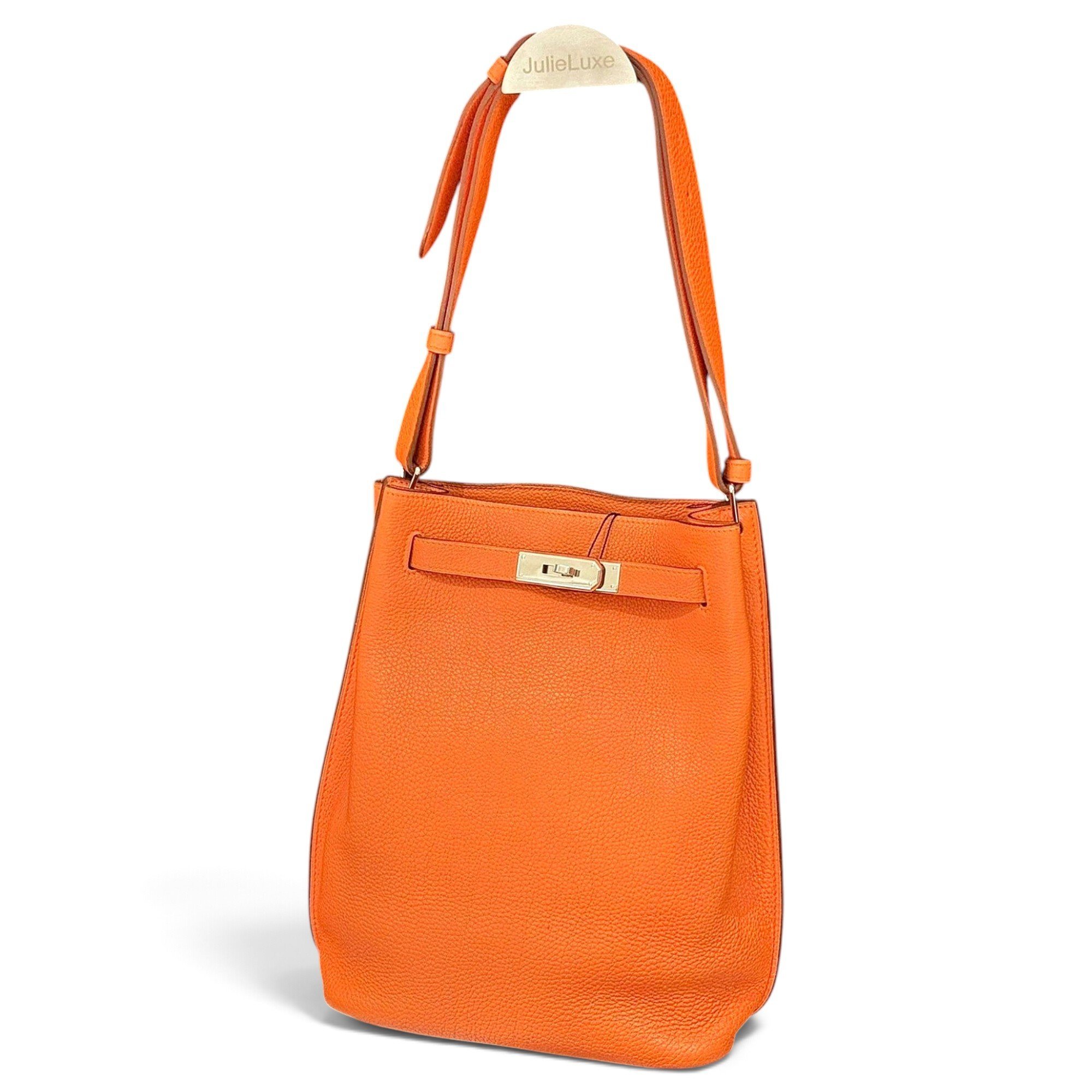 So Kelly leather handbag