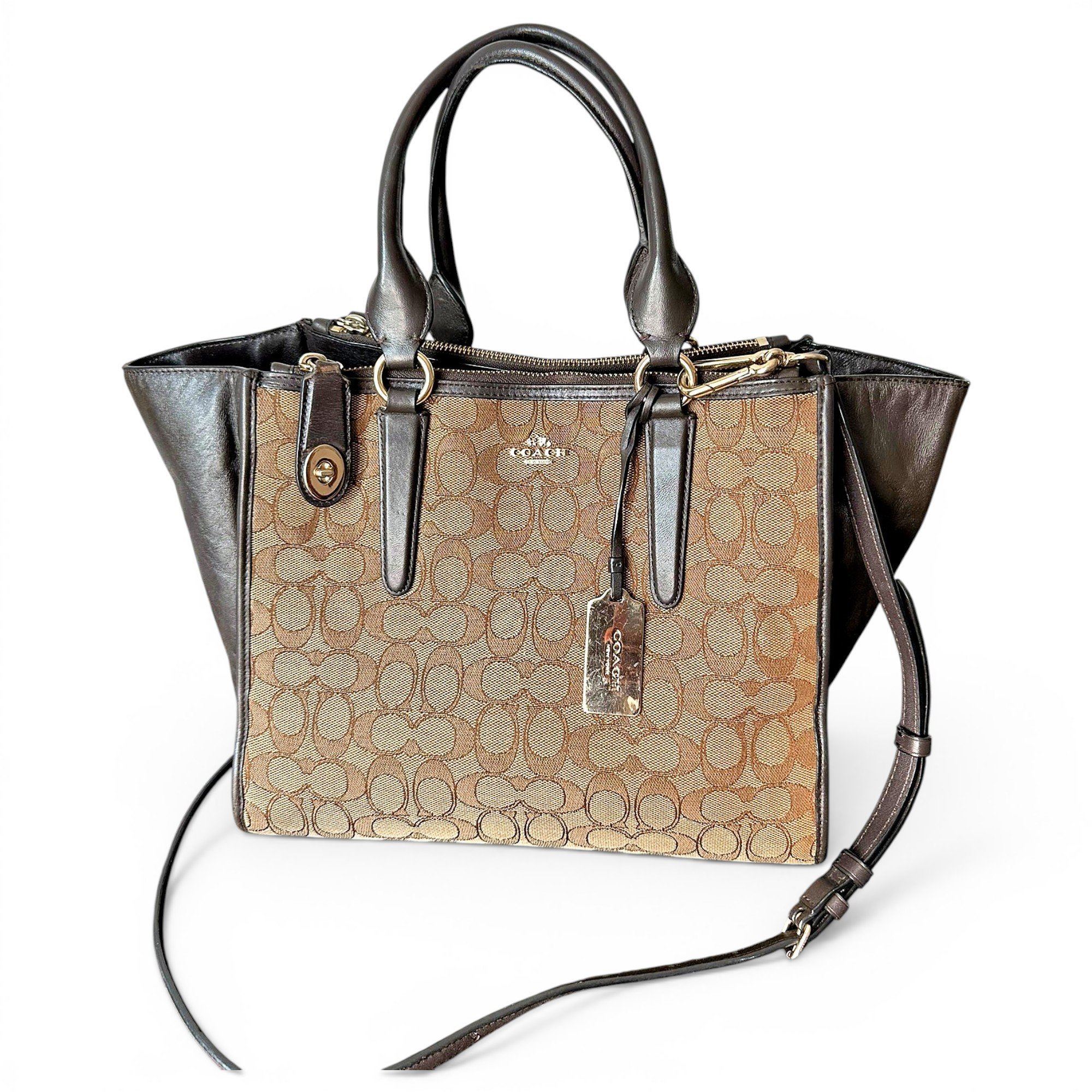 Leather handbag