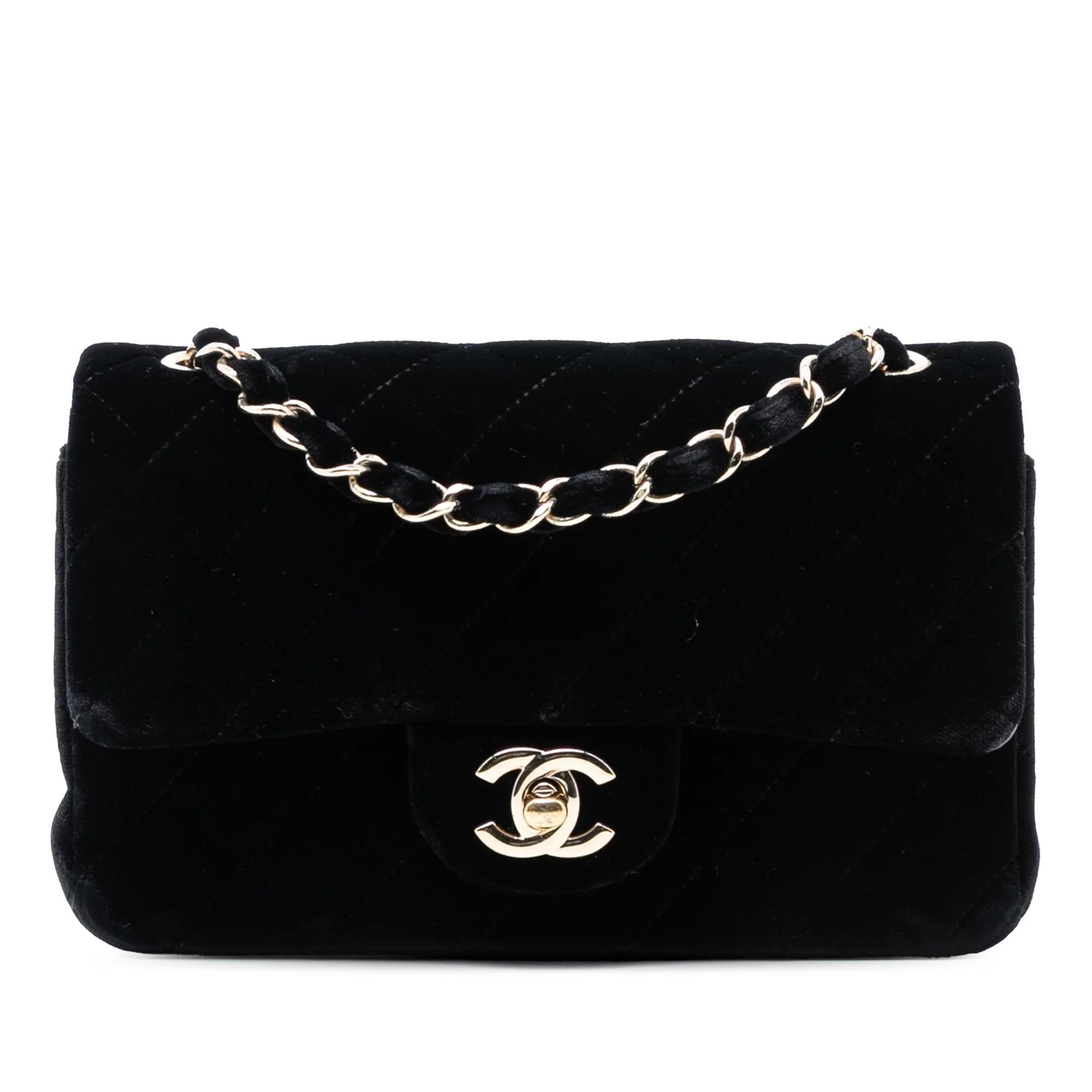 Chanel Timeless/Classique velvet crossbody bag