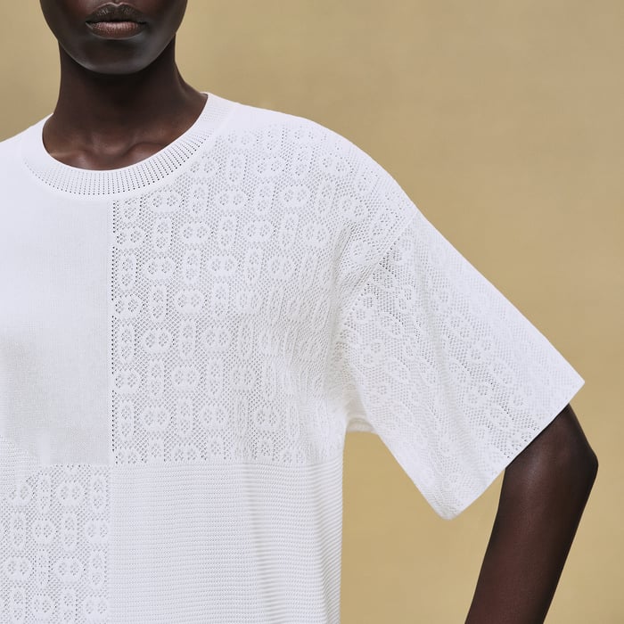 Blanc Cassé "Chaine d'Ancre" Tunic Dress