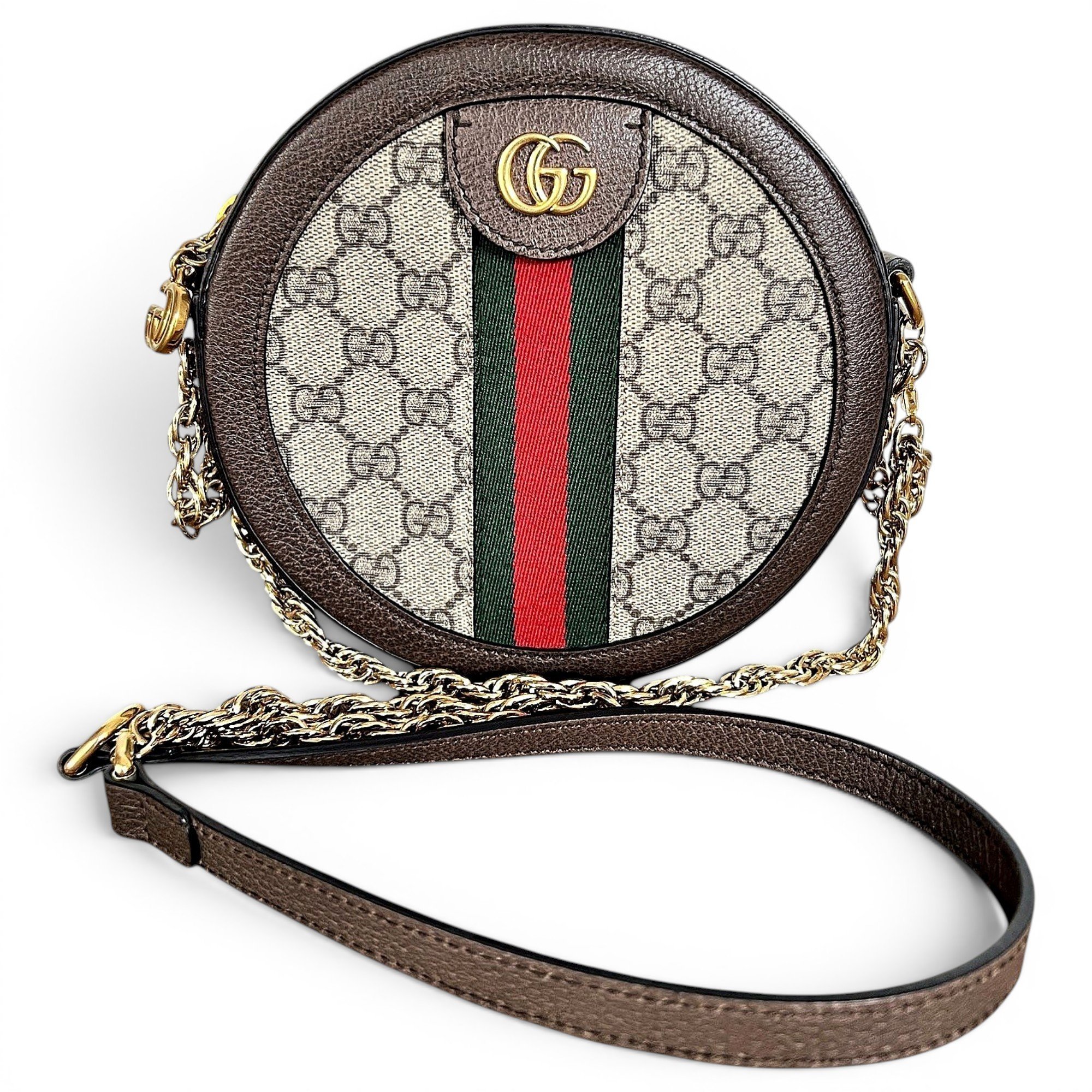 Ophidia Round cloth handbag