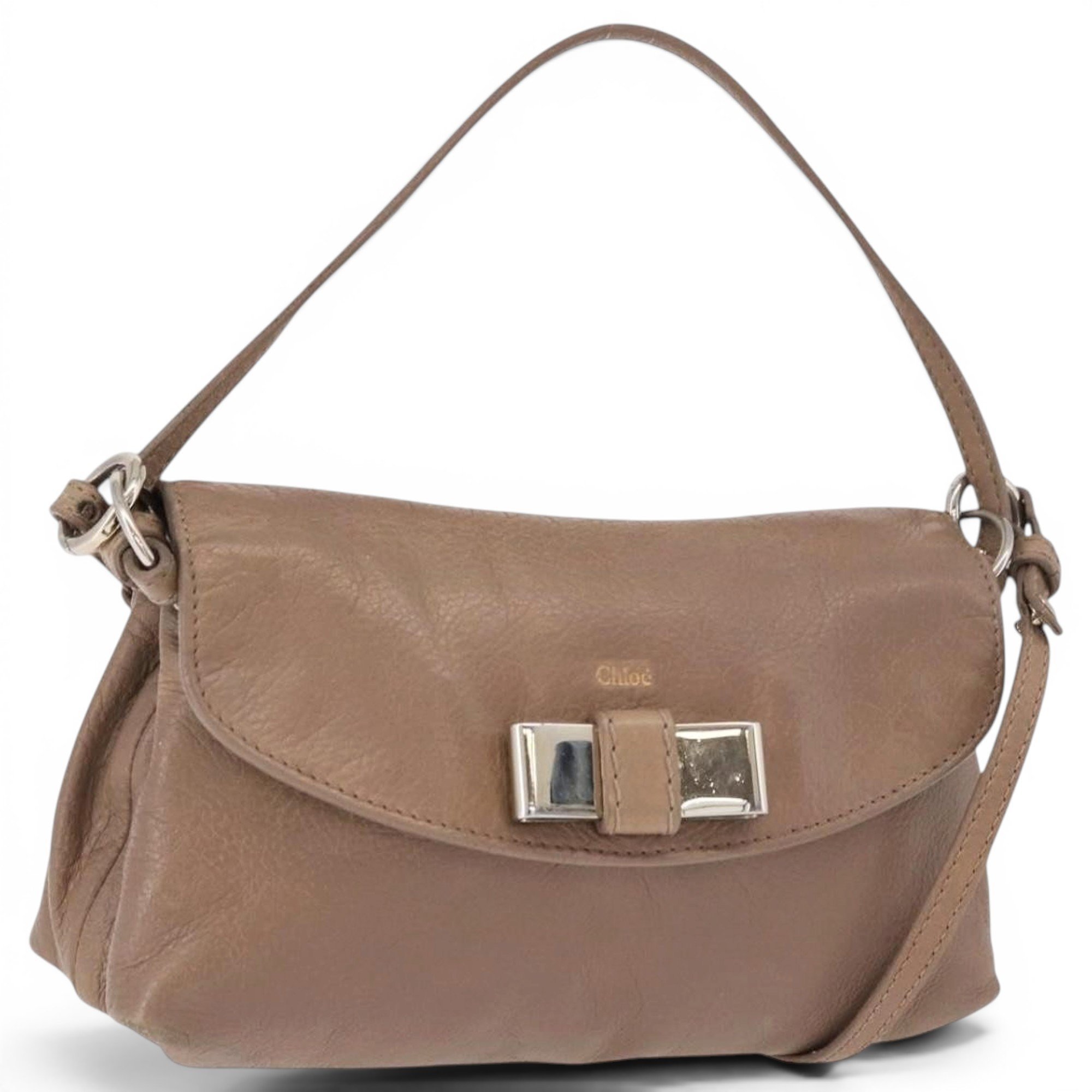 C leather handbag
