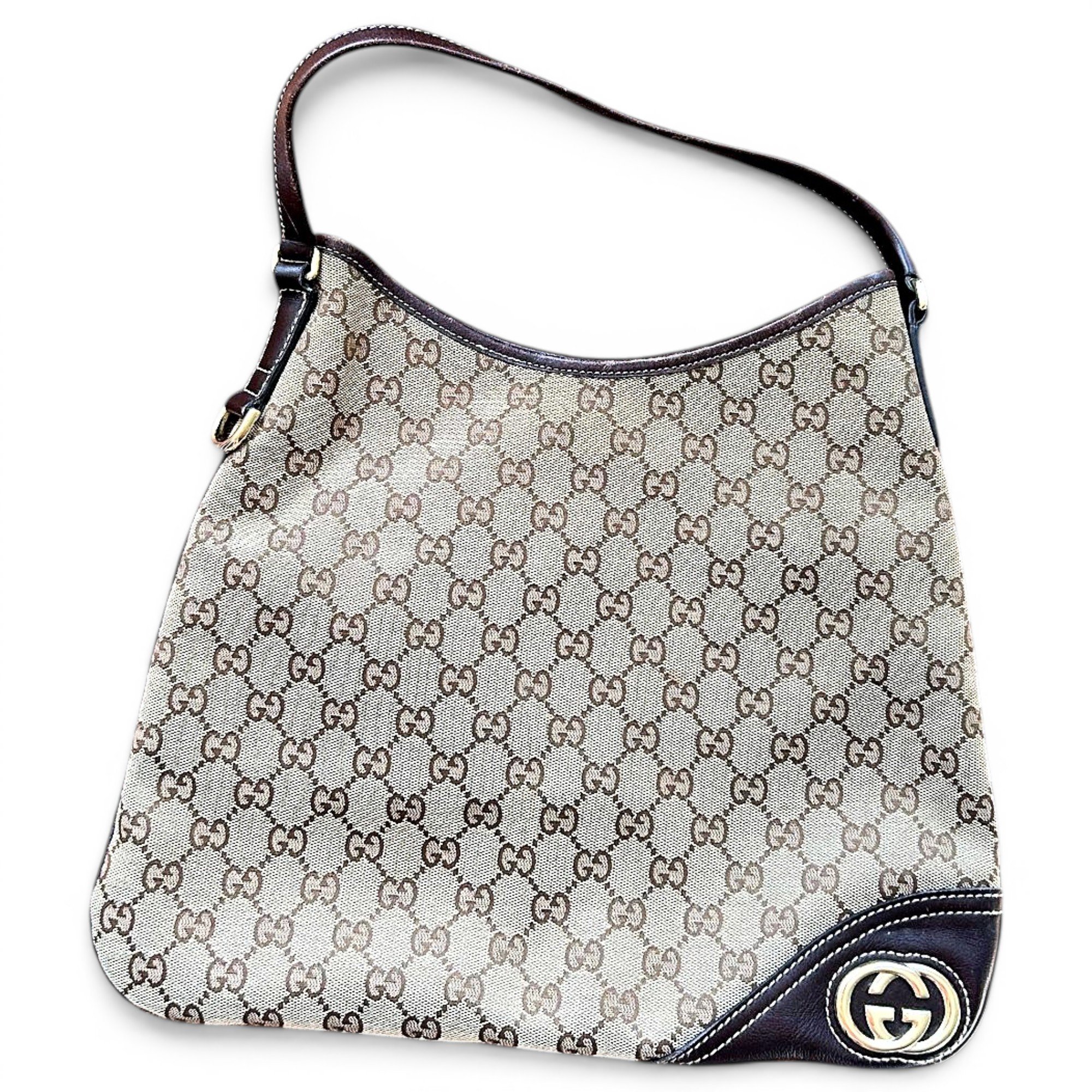 Hobo leather handbag