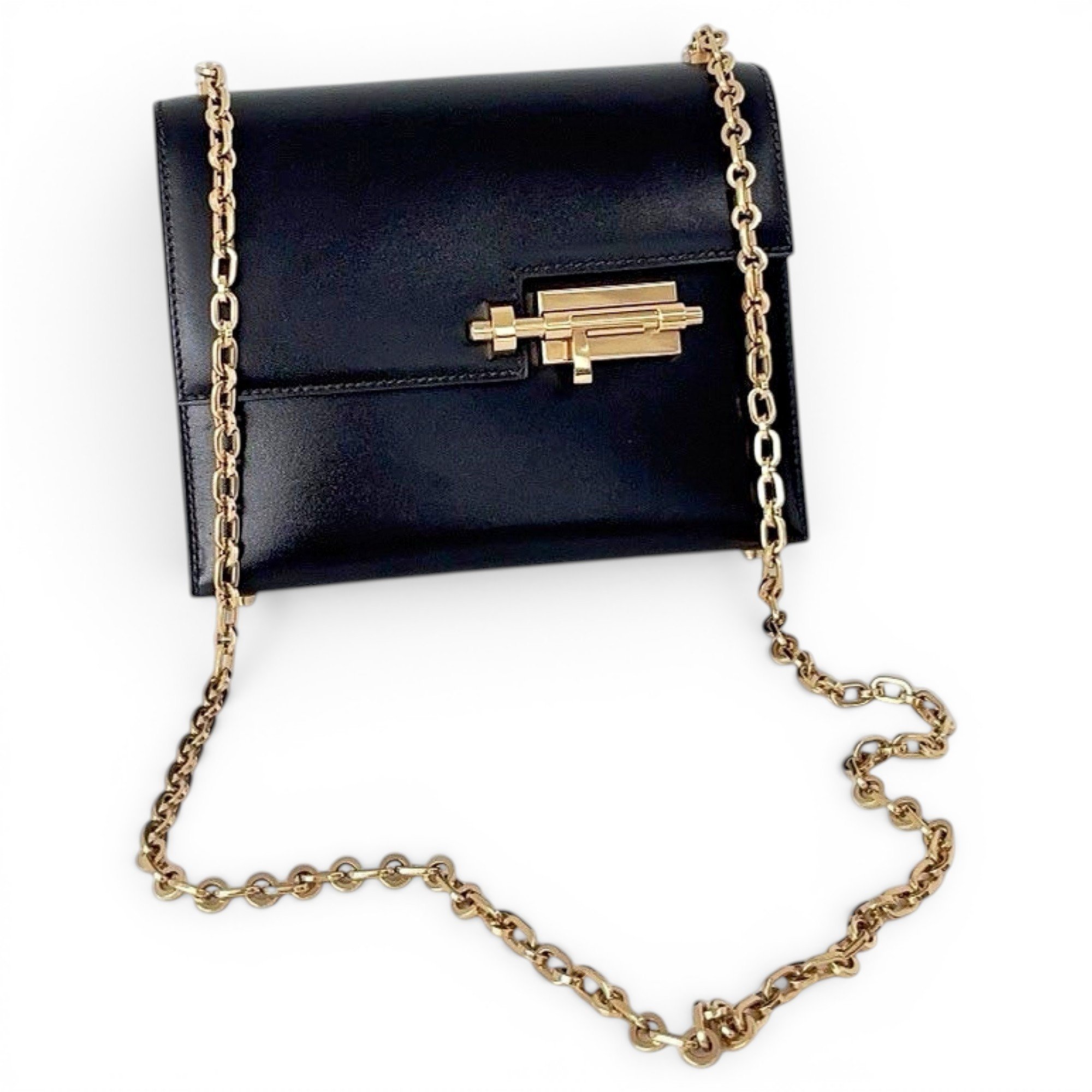 Verrou Mini leather handbag
