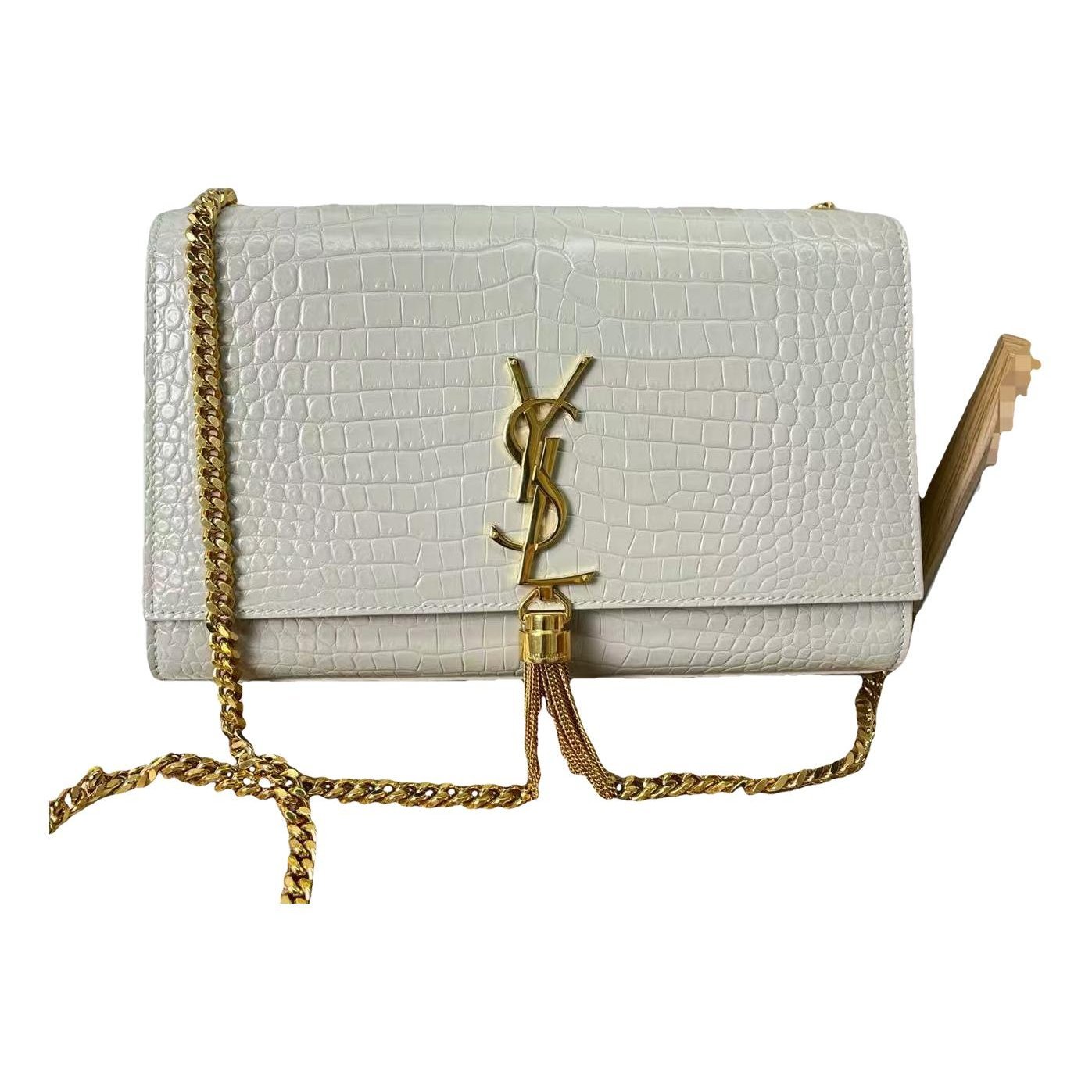 Pompom Kate leather handbag