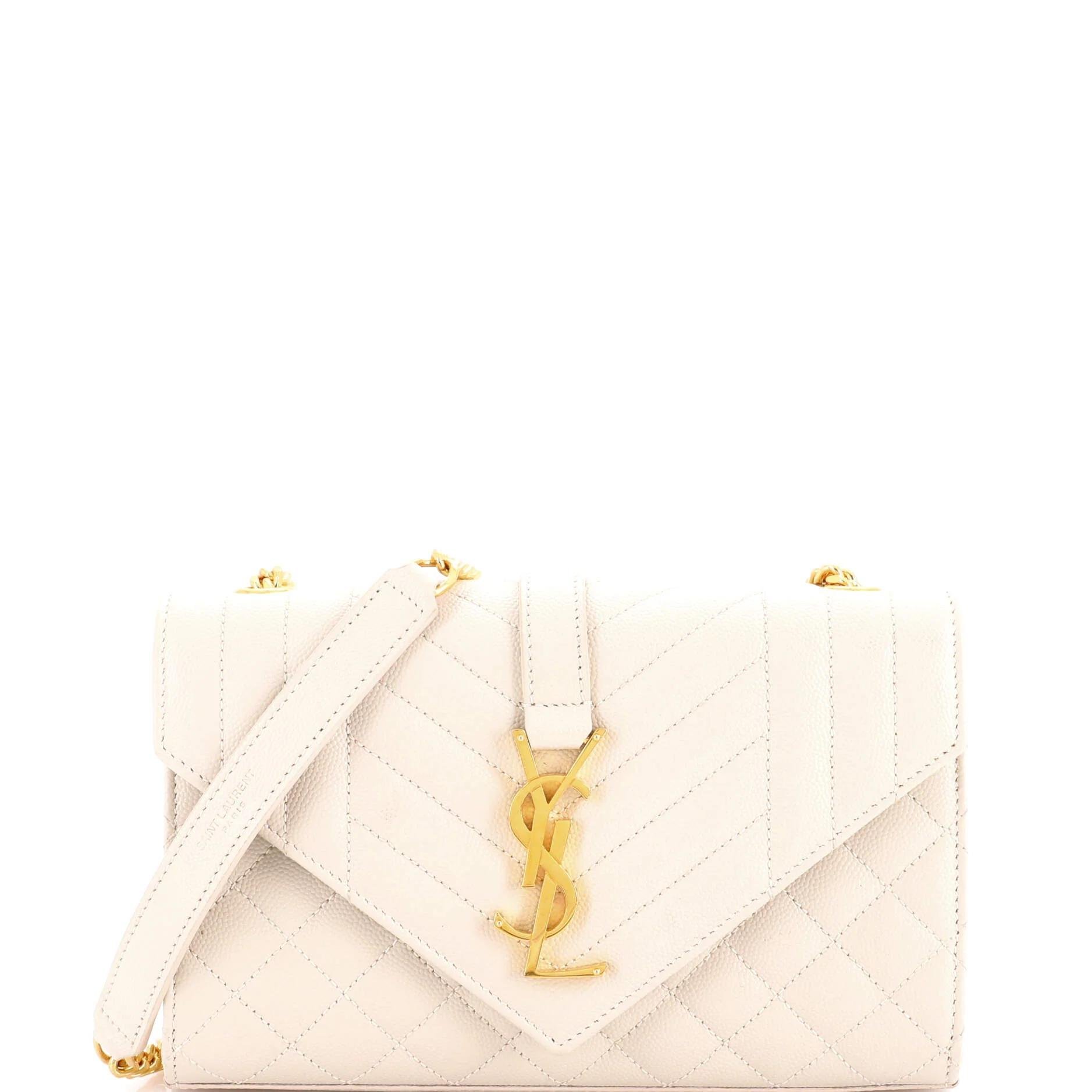 Envelope leather crossbody bag