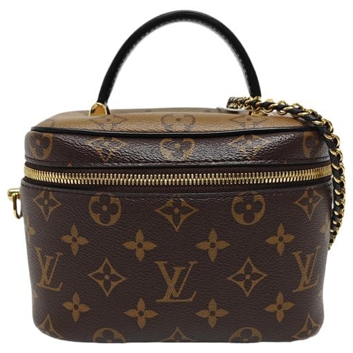 Vanity leather handbag