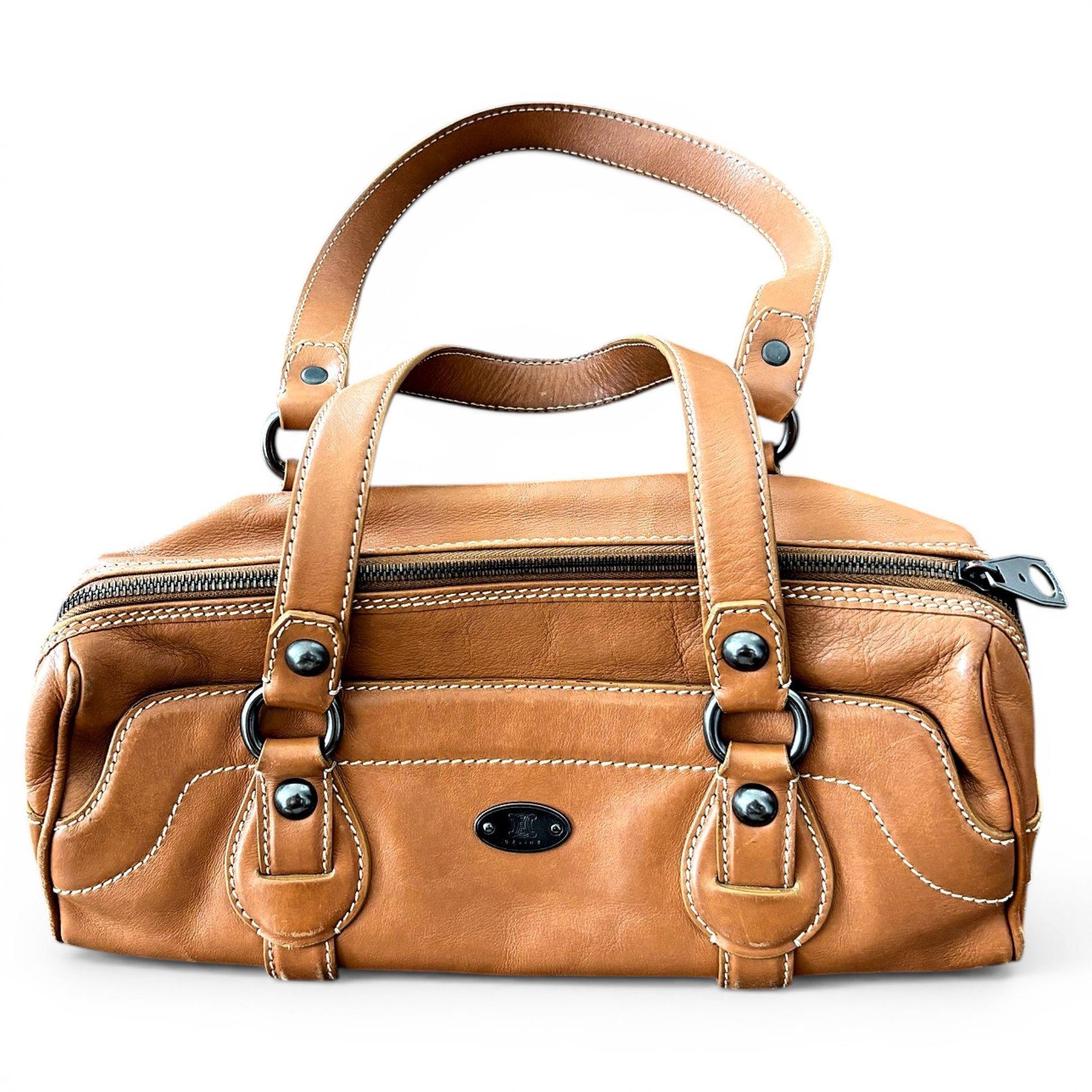 Leather handbag