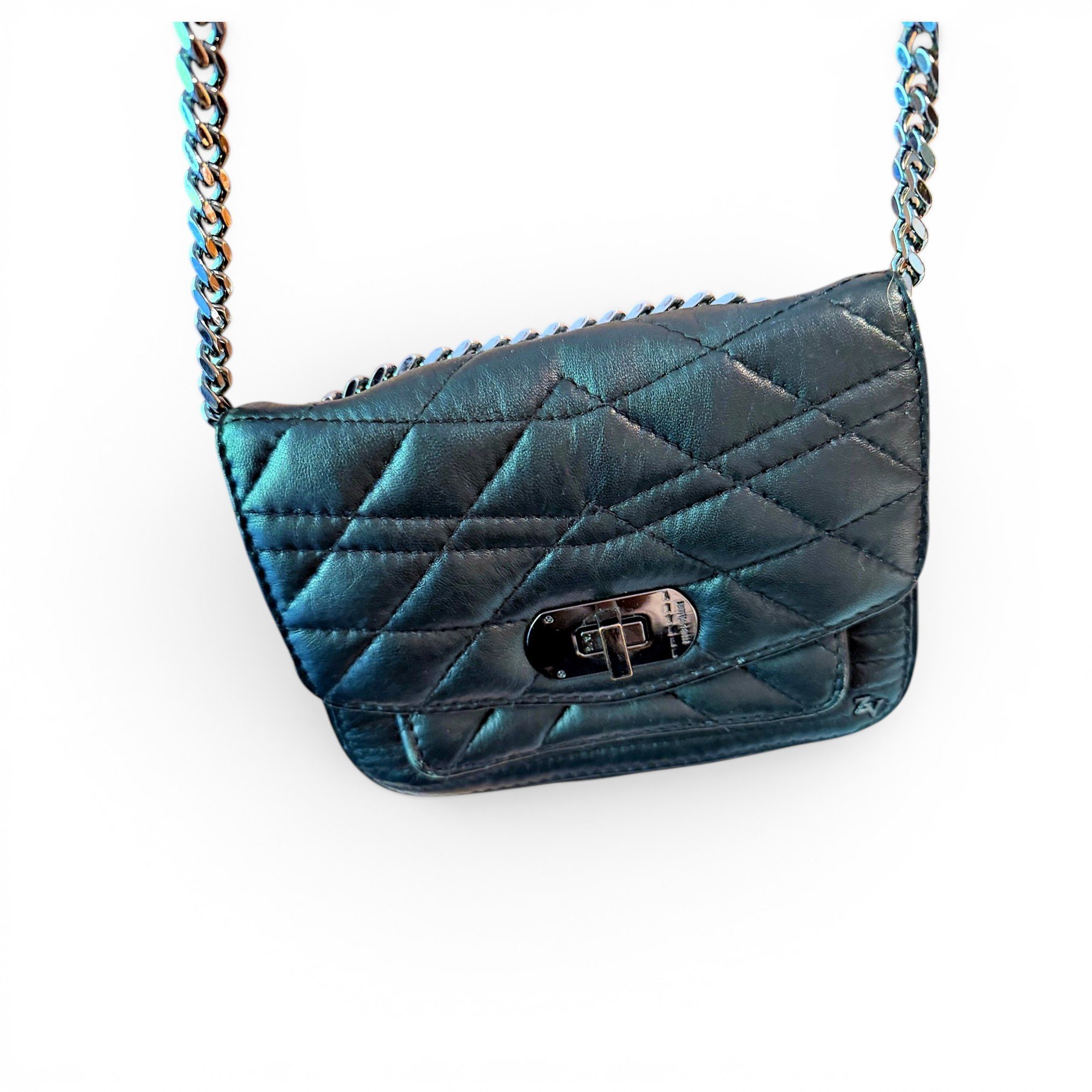 Rock leather crossbody bag