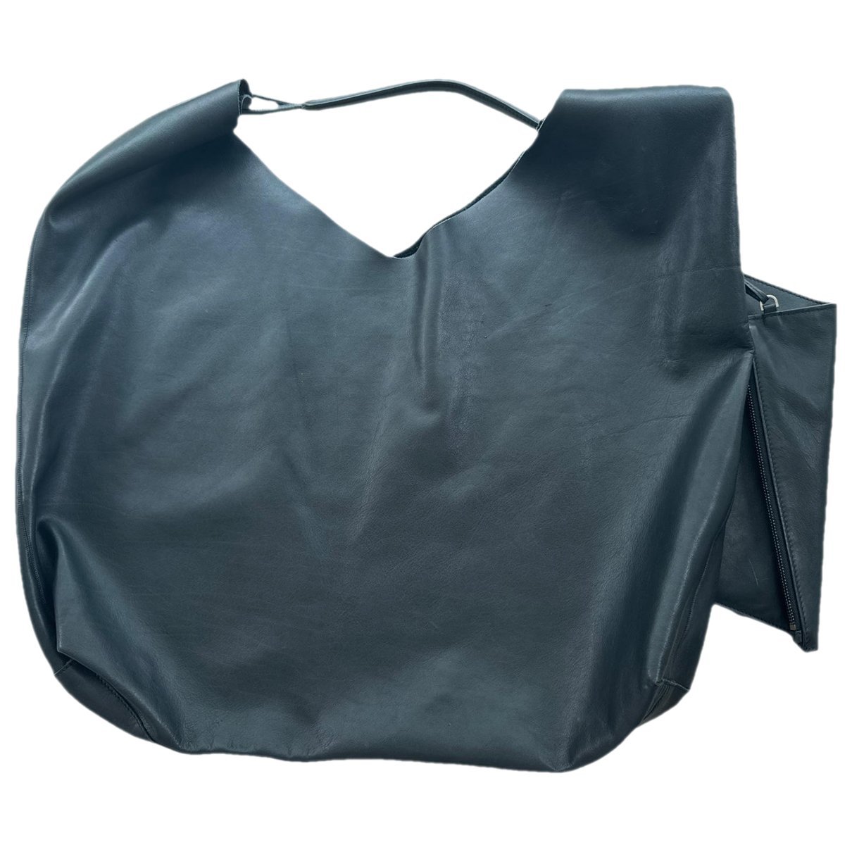 Bindle leather handbag