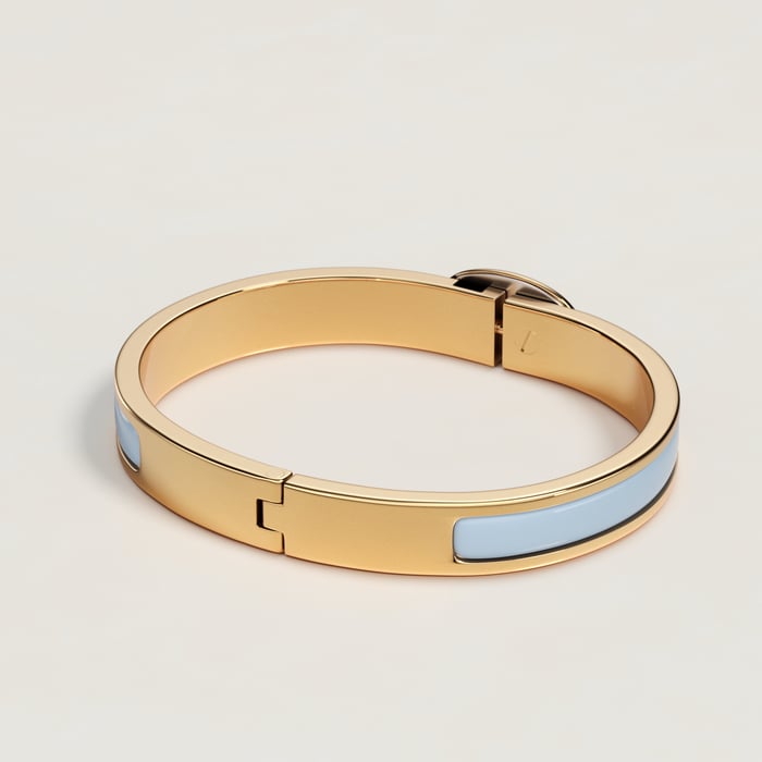 Bleu Ciel Mini Clic Chaine d'Ancre Bracelet