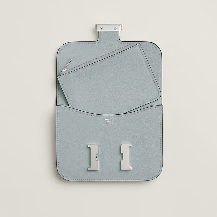 Bleu Glacier Constance Slim Wallet