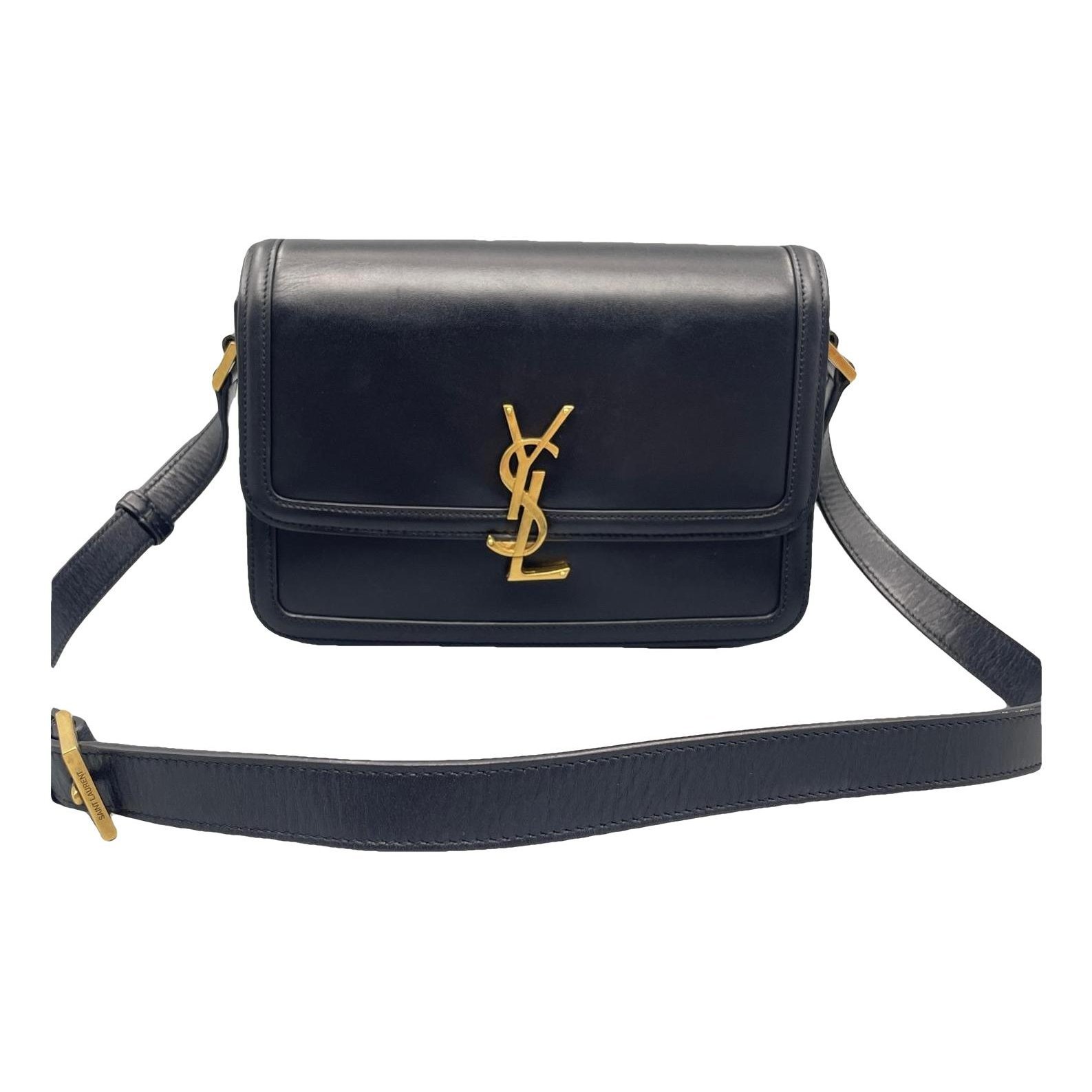 Solférino leather handbag