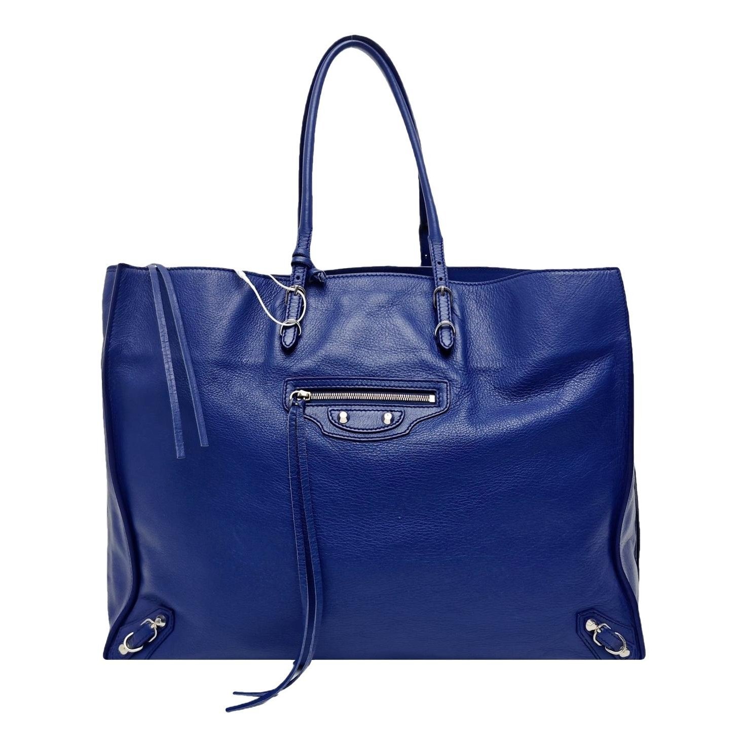 Papier leather handbag