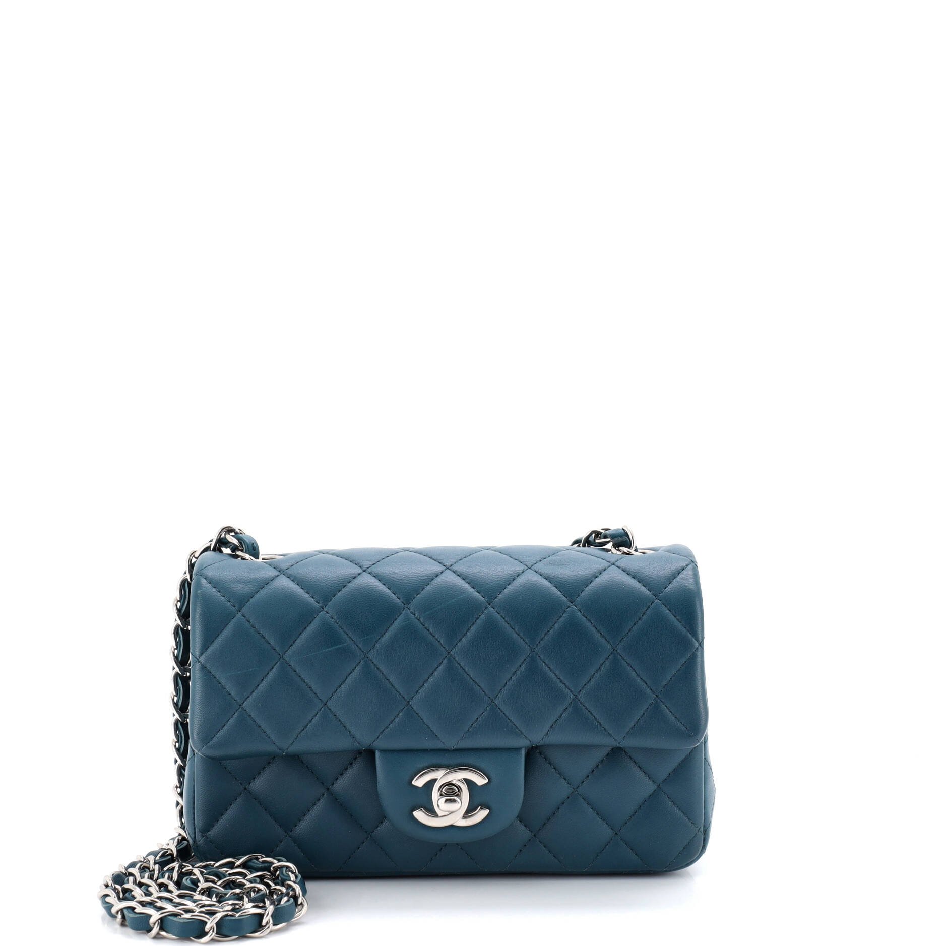 Chanel Classic Single Flap Bag Quilted Lambskin Mini