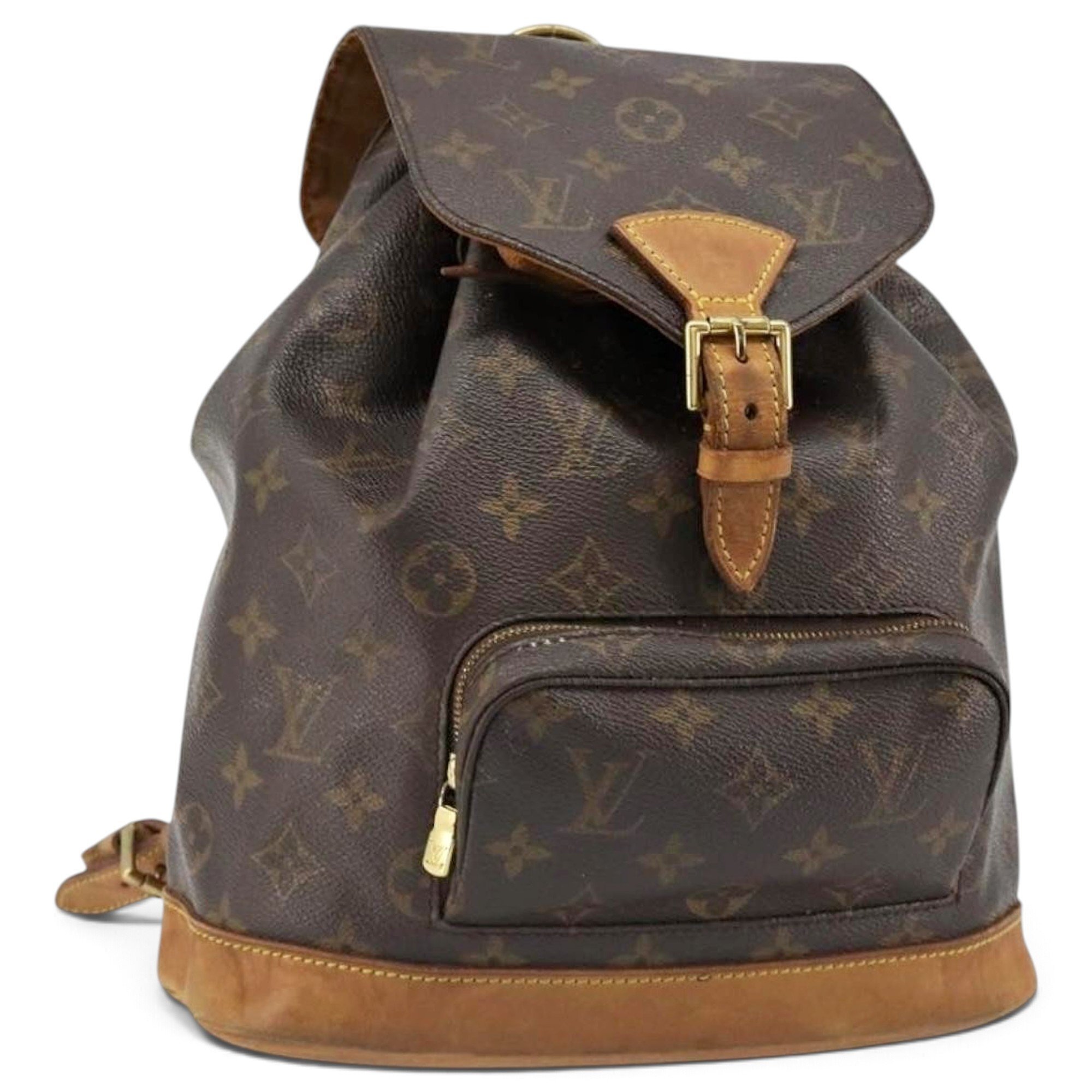 Montsouris leather backpack