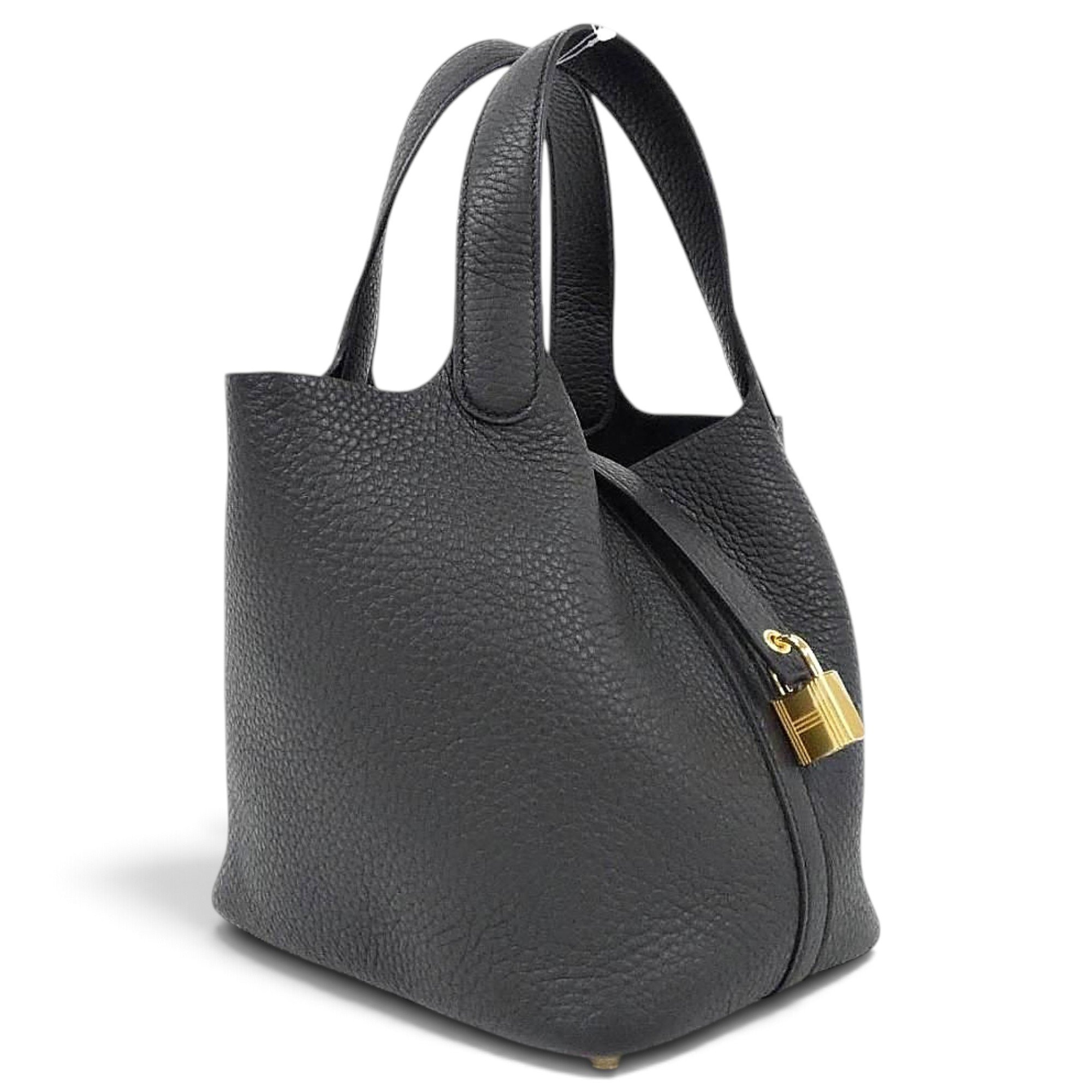Picotin leather handbag