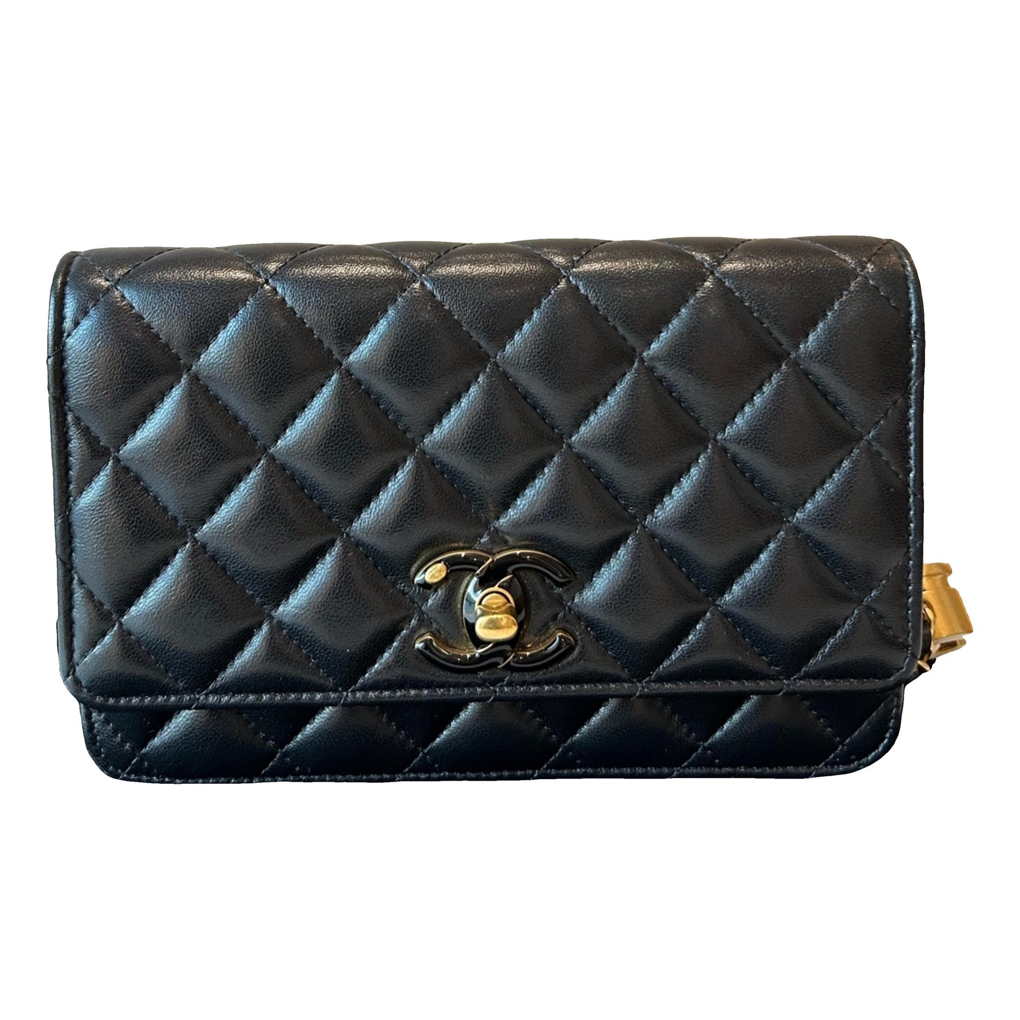 Wallet On Chain Timeless/Classique leather crossbody bag