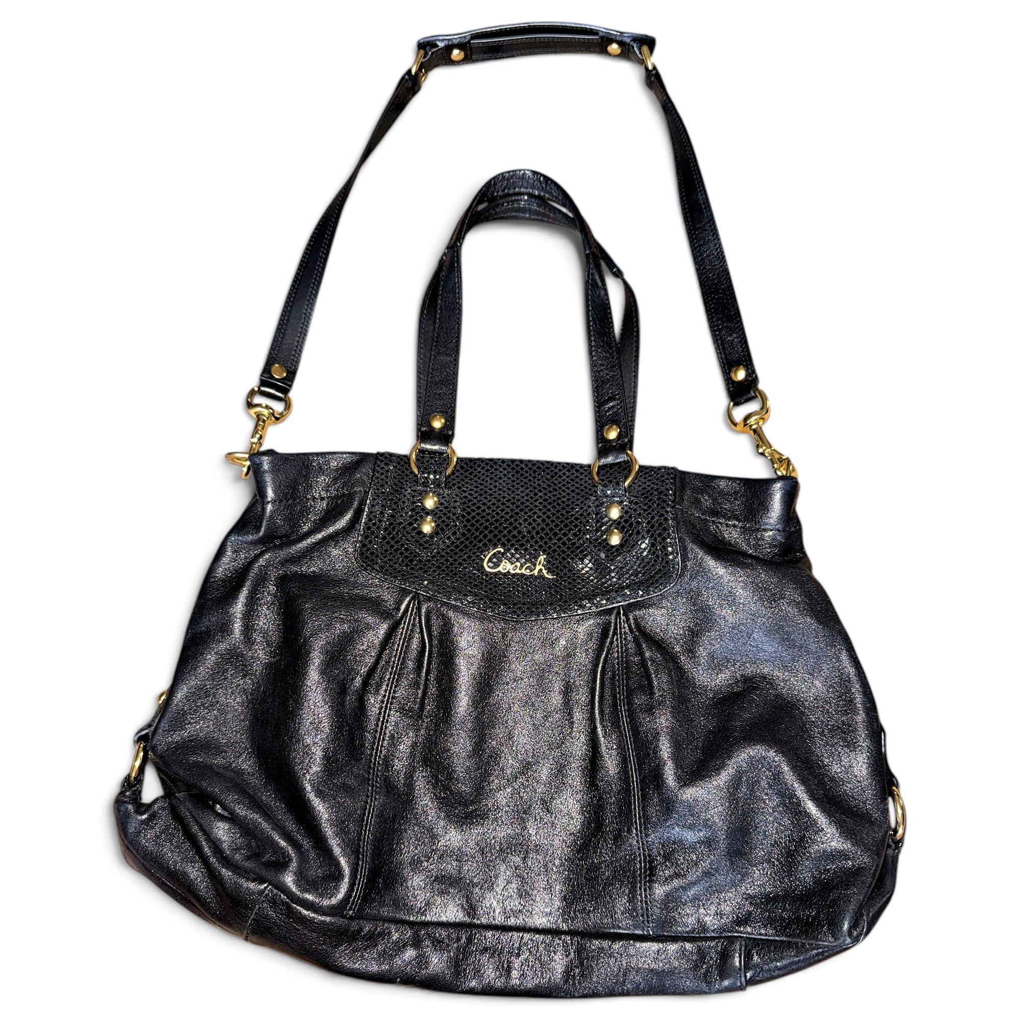 Leather handbag