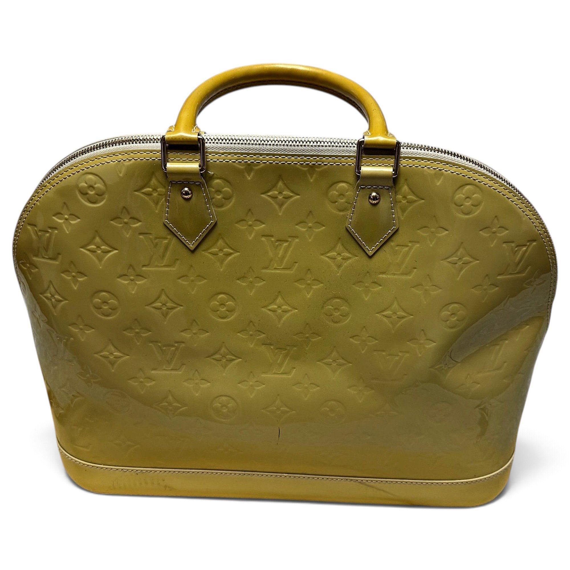 Alma patent leather handbag