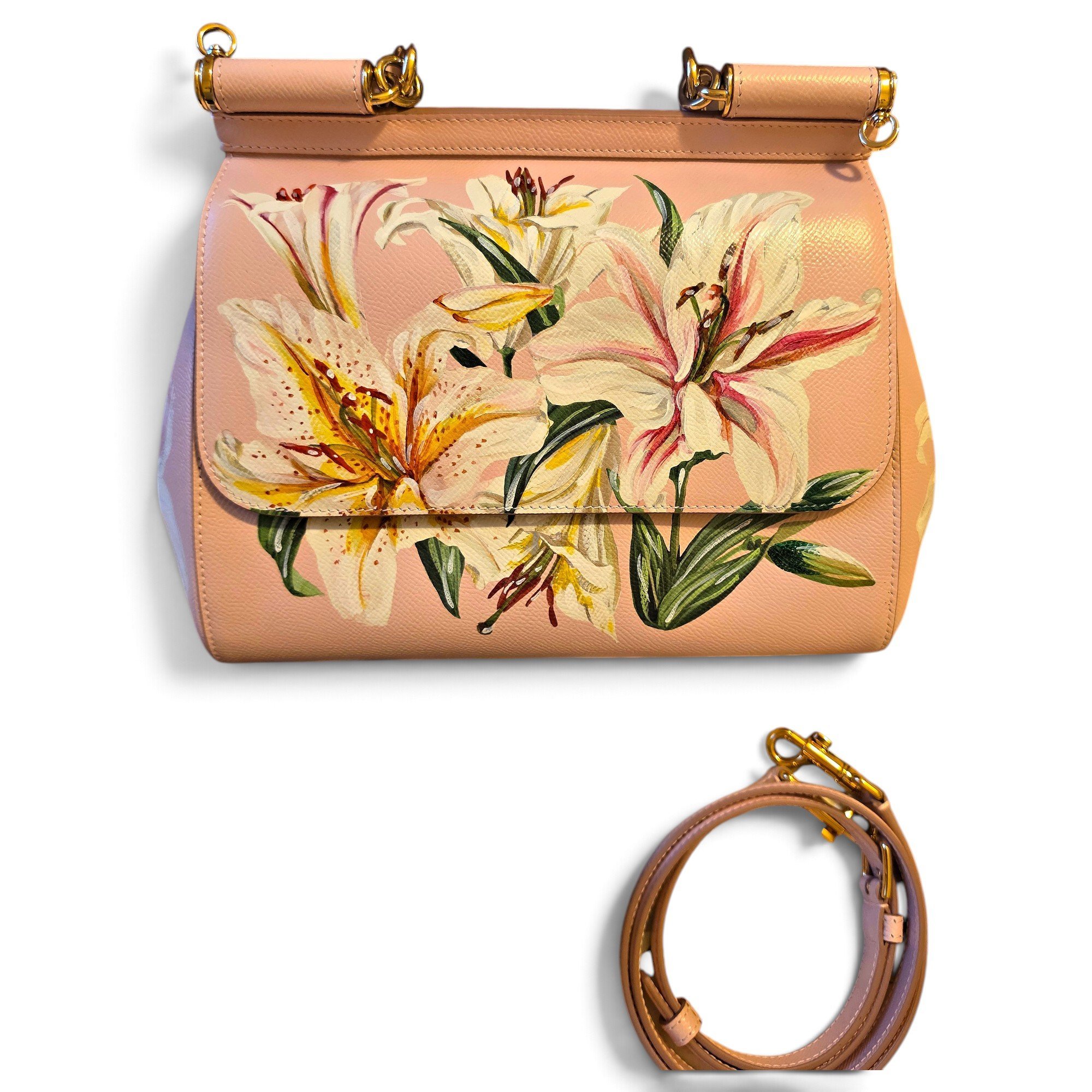 Dolce & Gabbana Sicily leather handbag