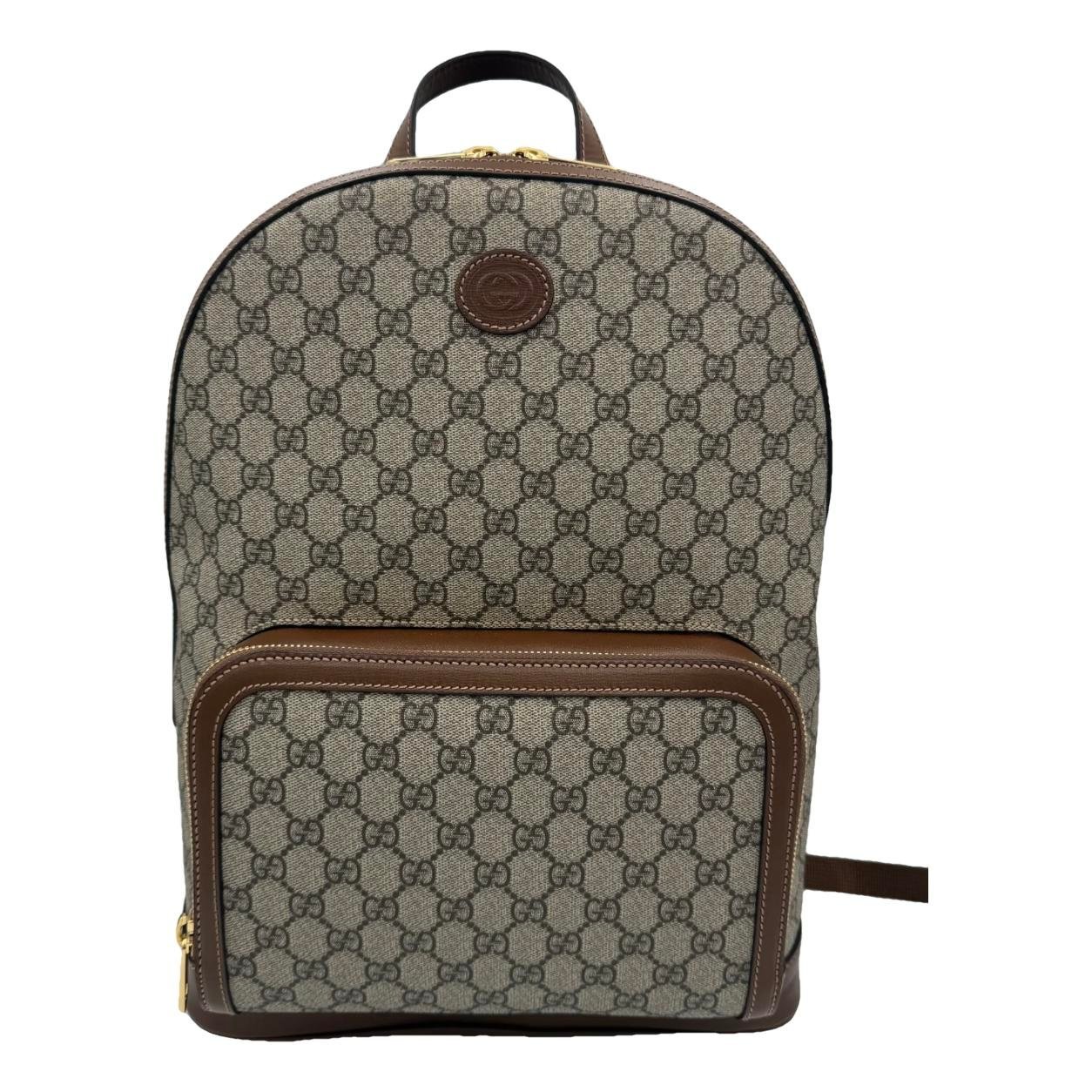 Leather backpack