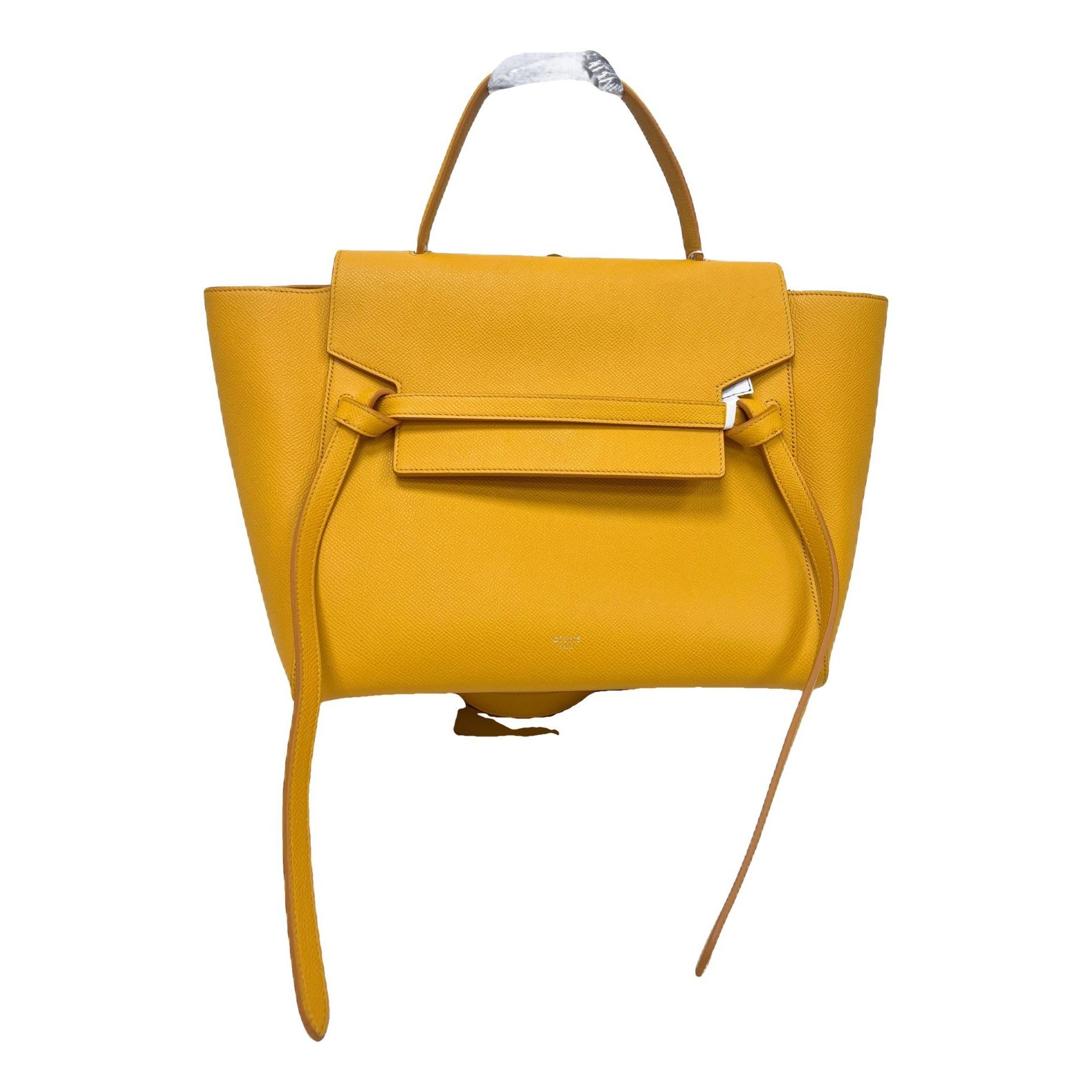 Belt leather handbag