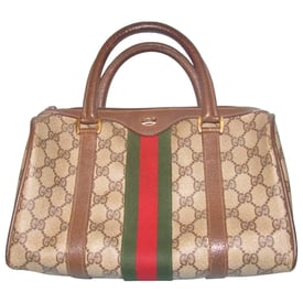 Gucci Ophidia Boston Patent Leather Handbag