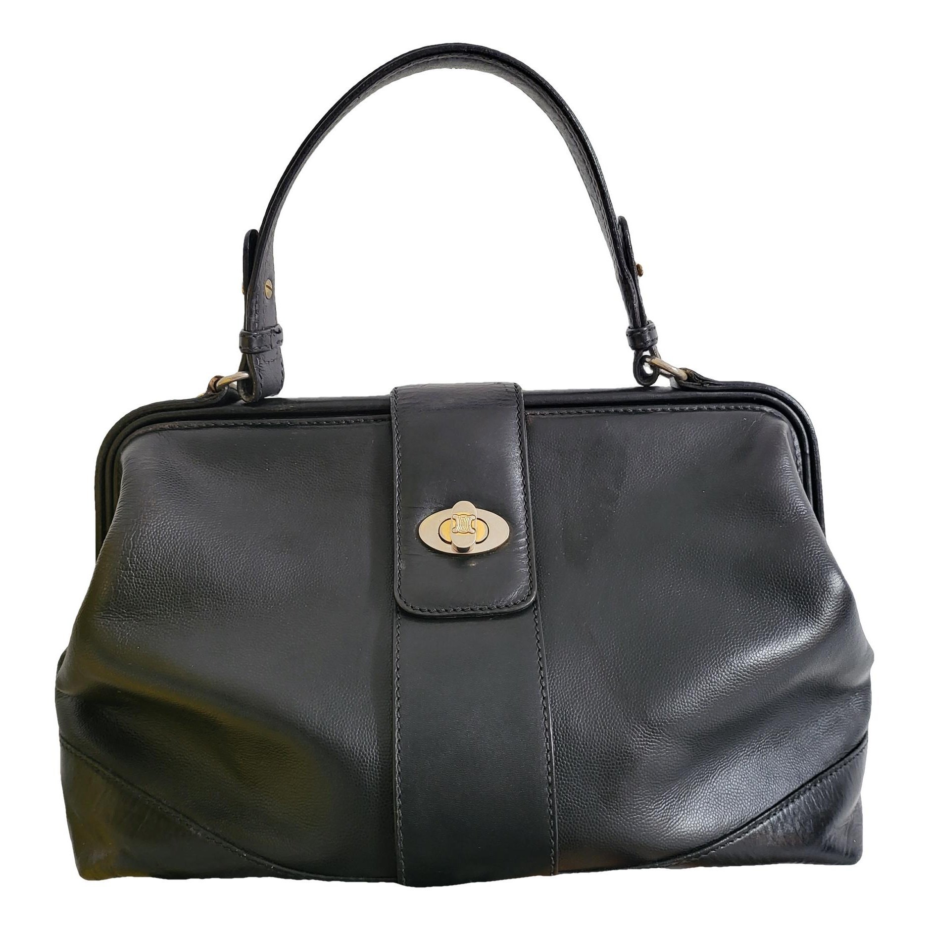 Leather handbag