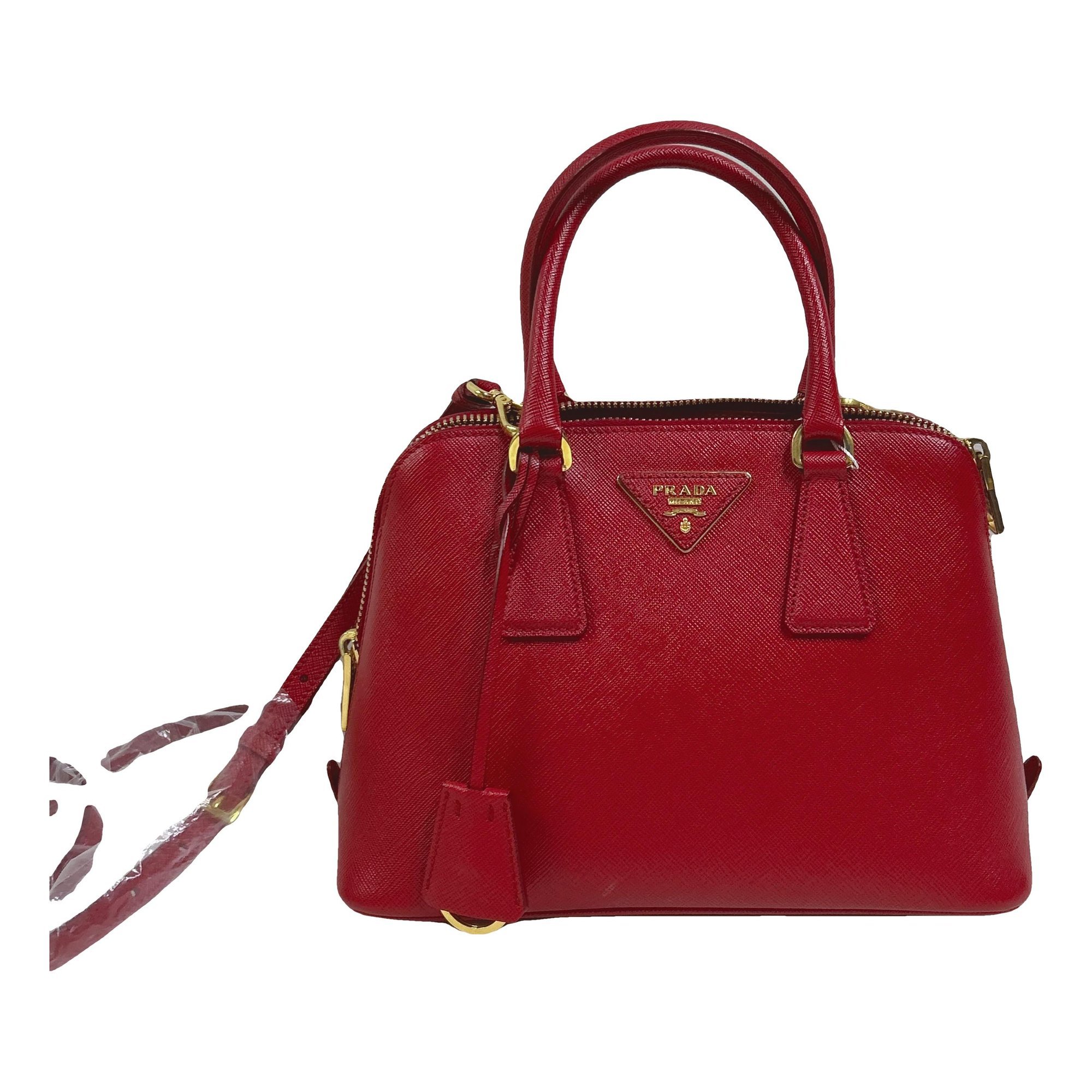Promenade leather handbag