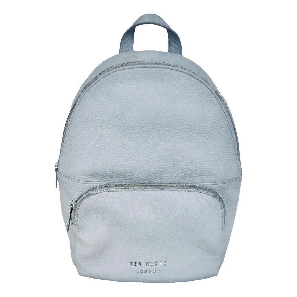 Leather backpack