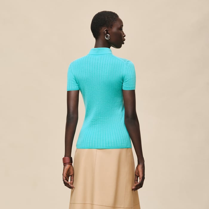 Vert Menthe Short-sleeve Polo Shirt