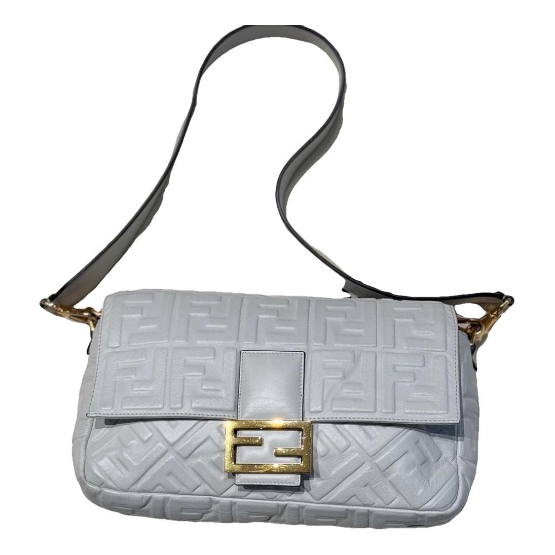 Baguette leather handbag