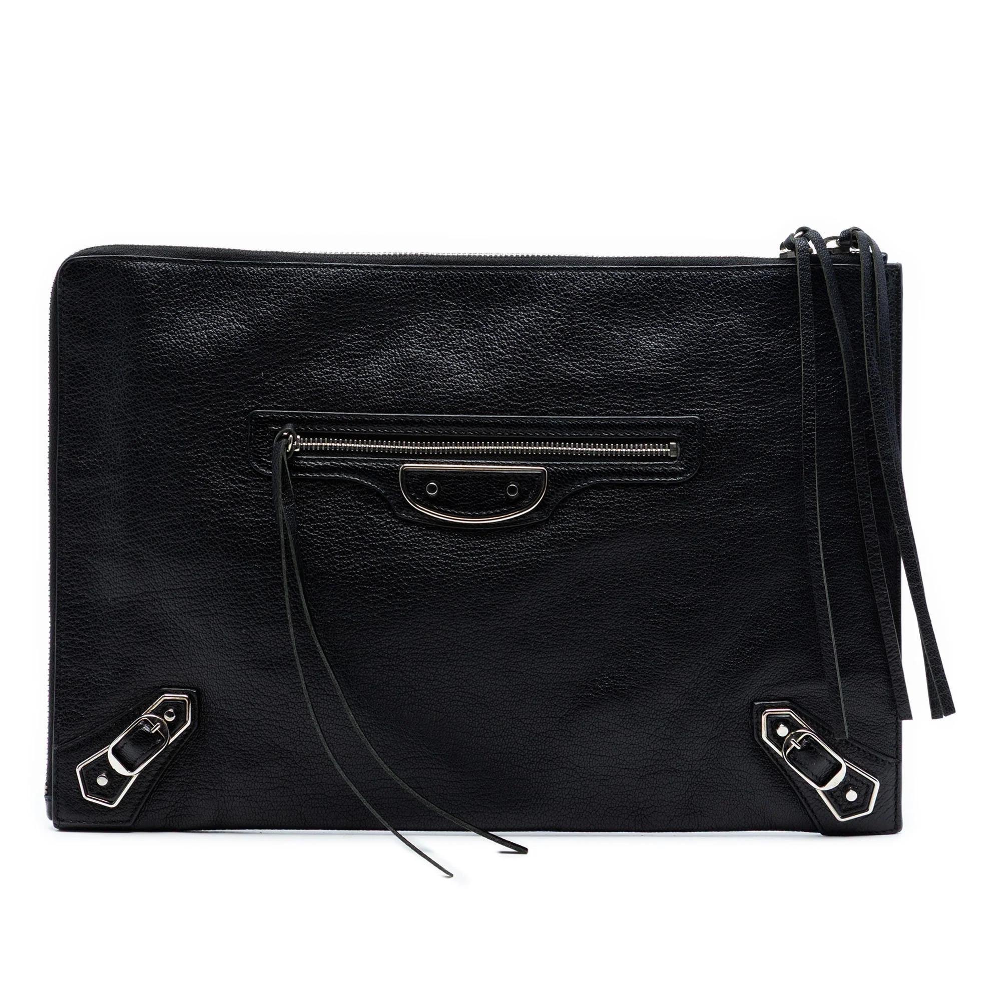 Classic Metalic leather handbag