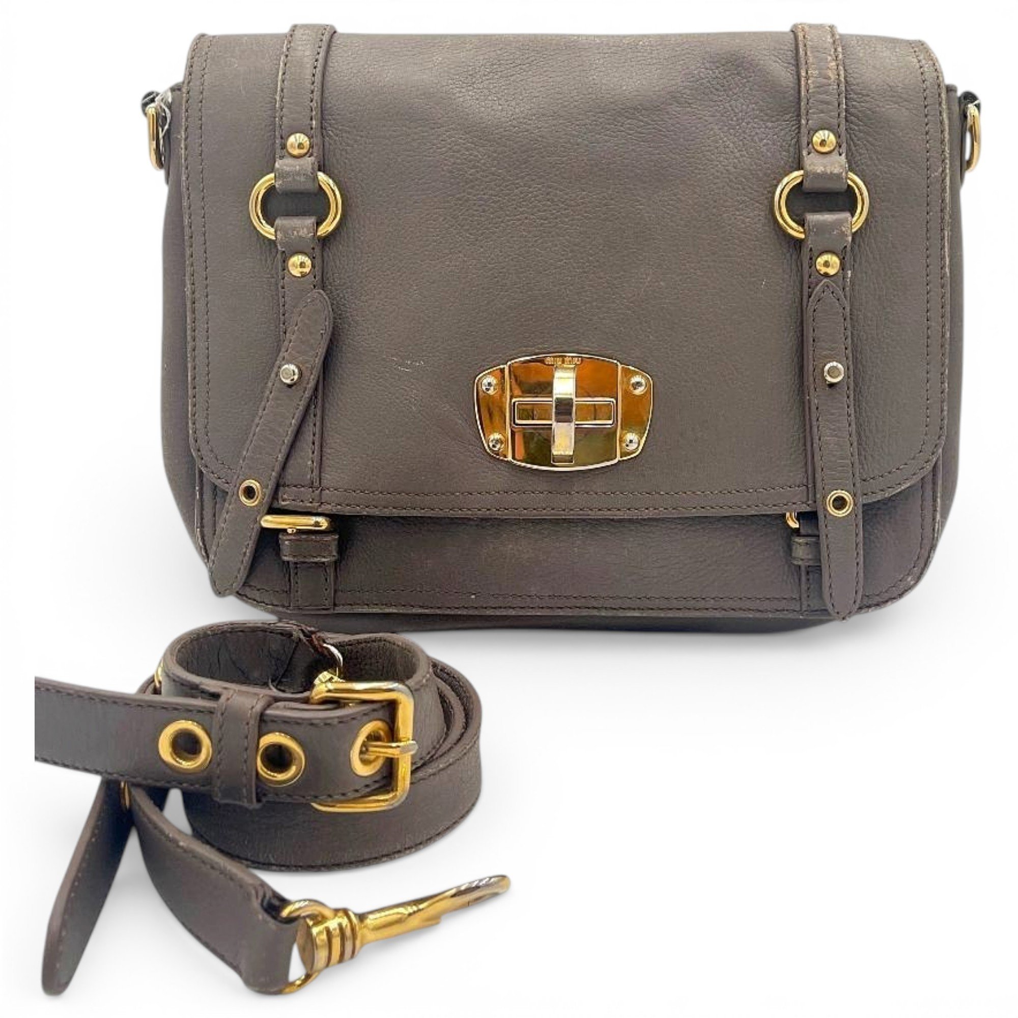 Leather handbag