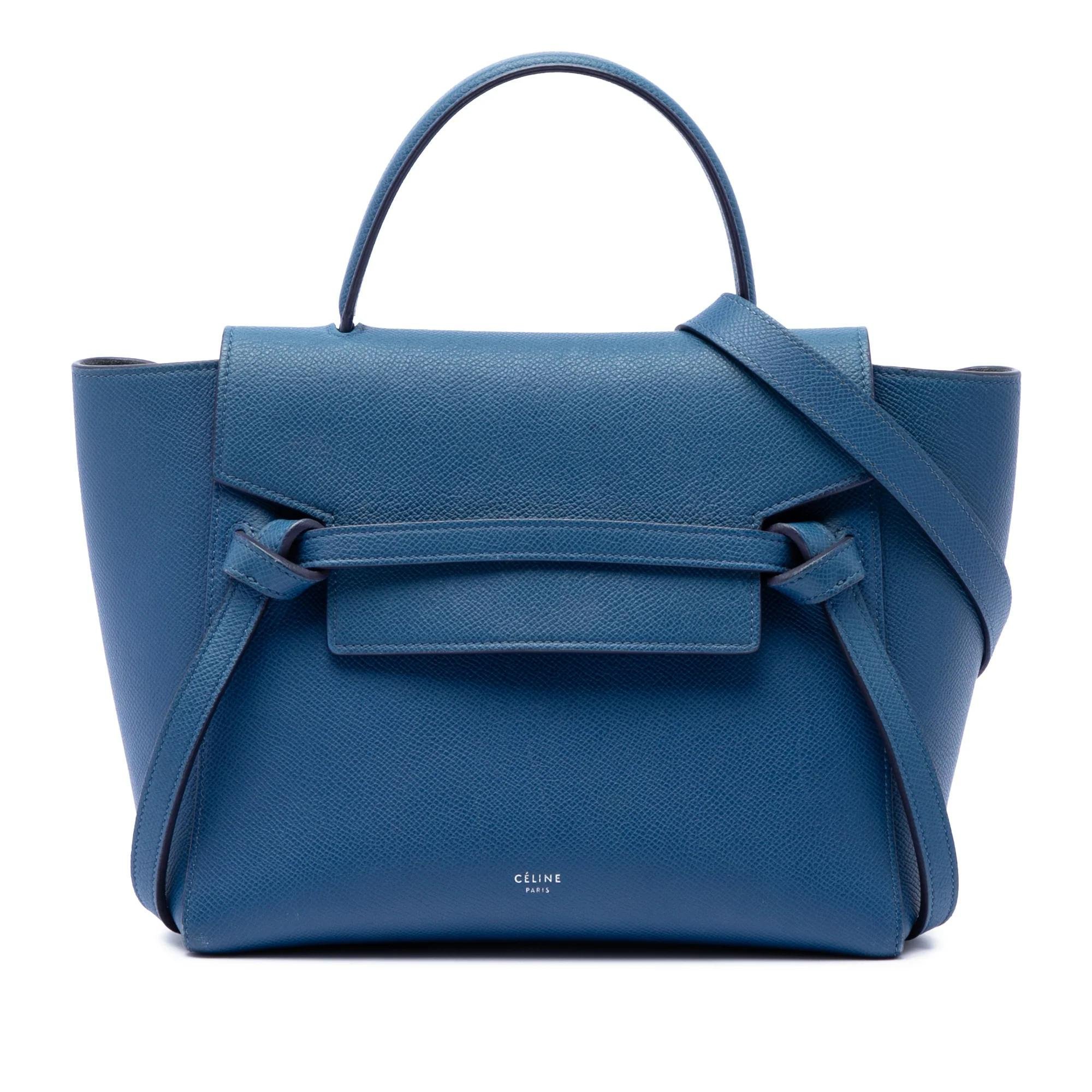 Belt pony-style calfskin handbag