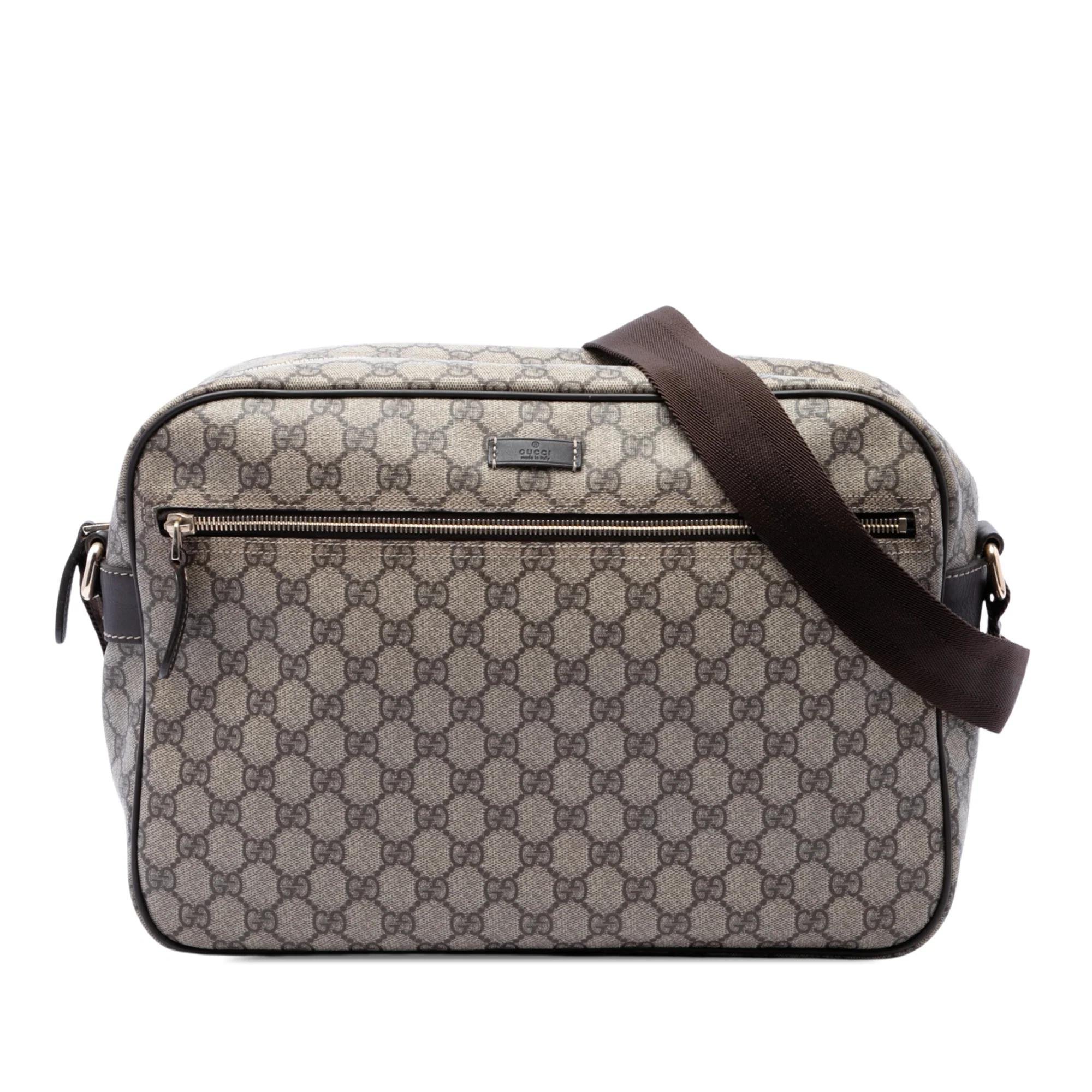 Gucci B leather crossbody bag