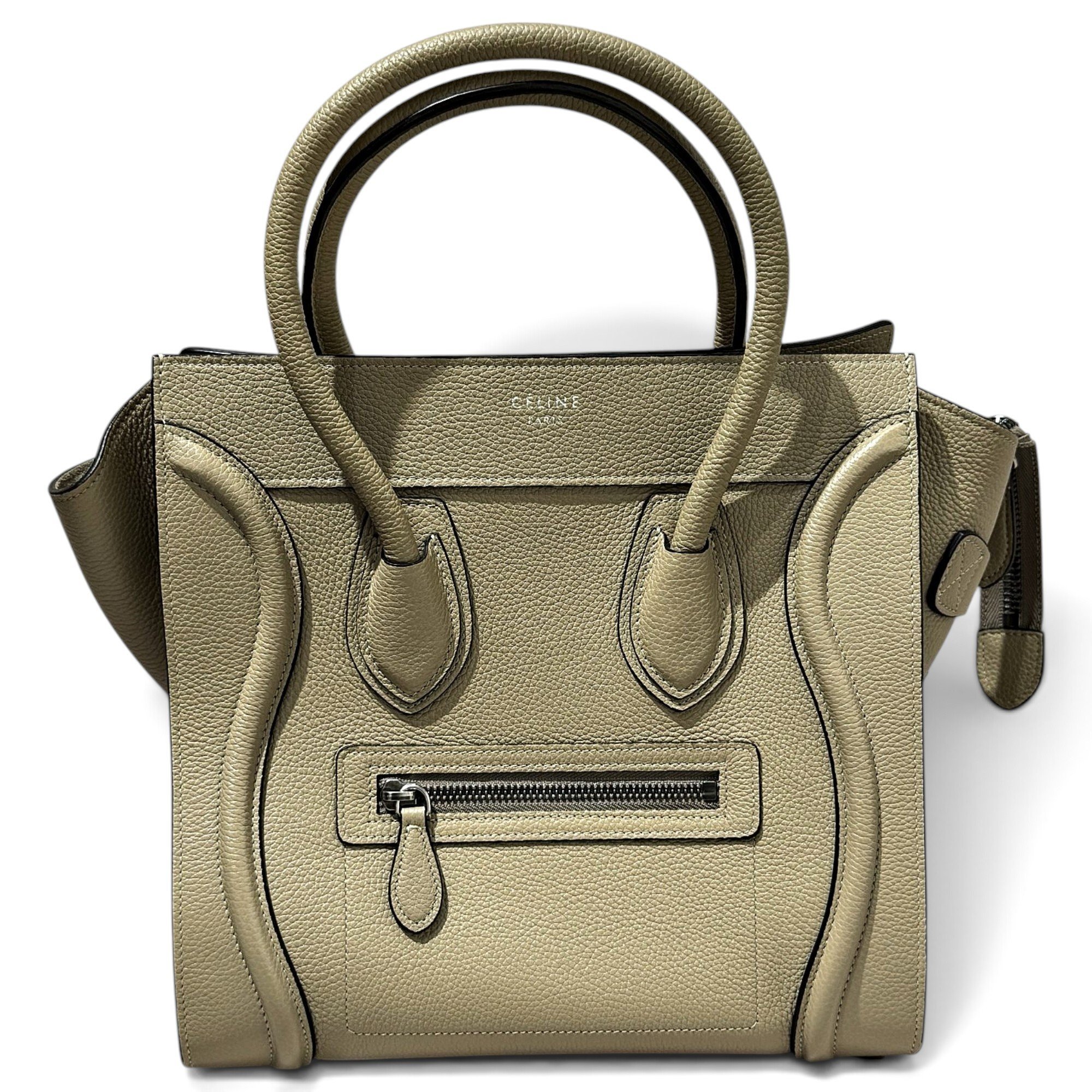 Luggage leather handbag