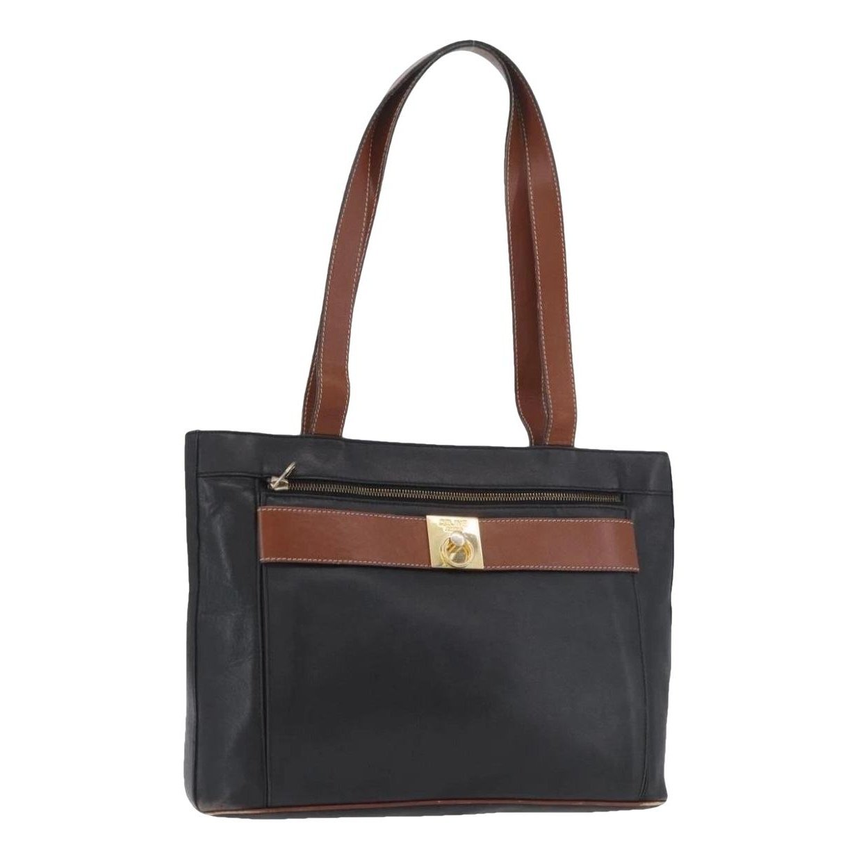 Leather tote