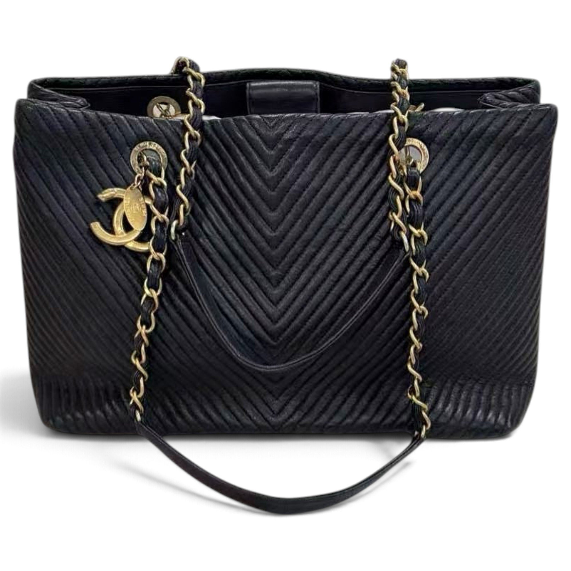 Leather tote