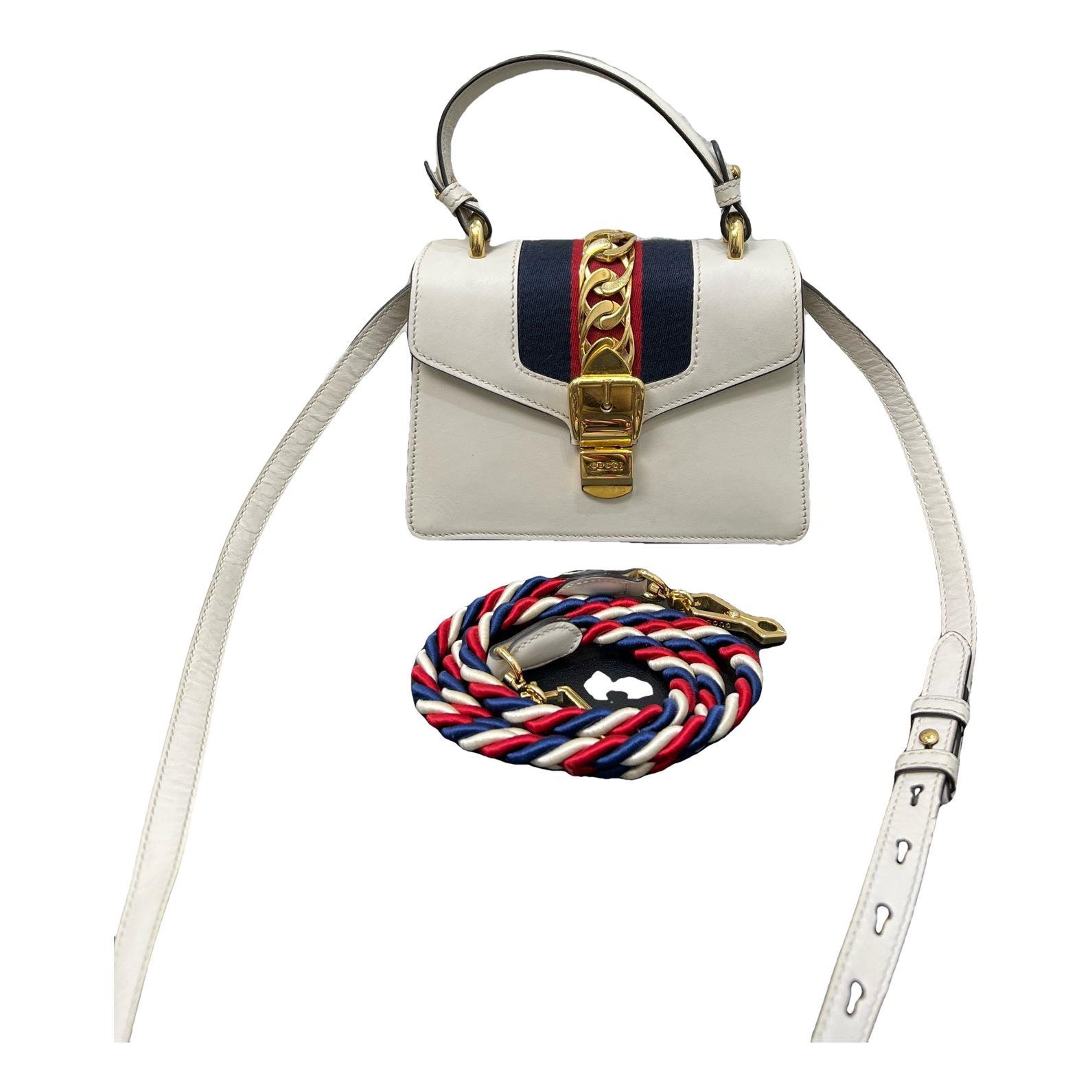 Sylvie Top Handle leather handbag