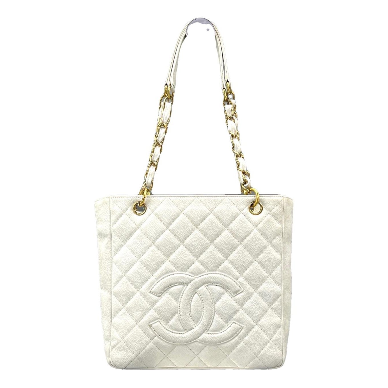 Leather tote