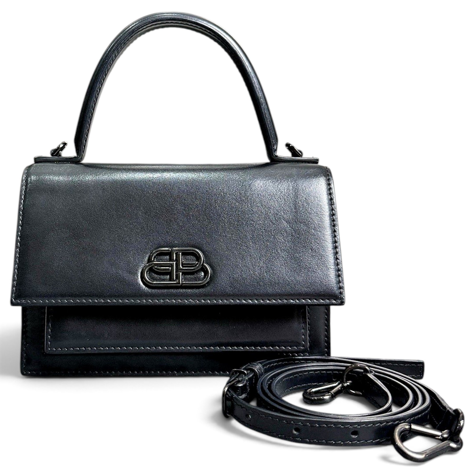 Balenciaga Sharp leather handbag