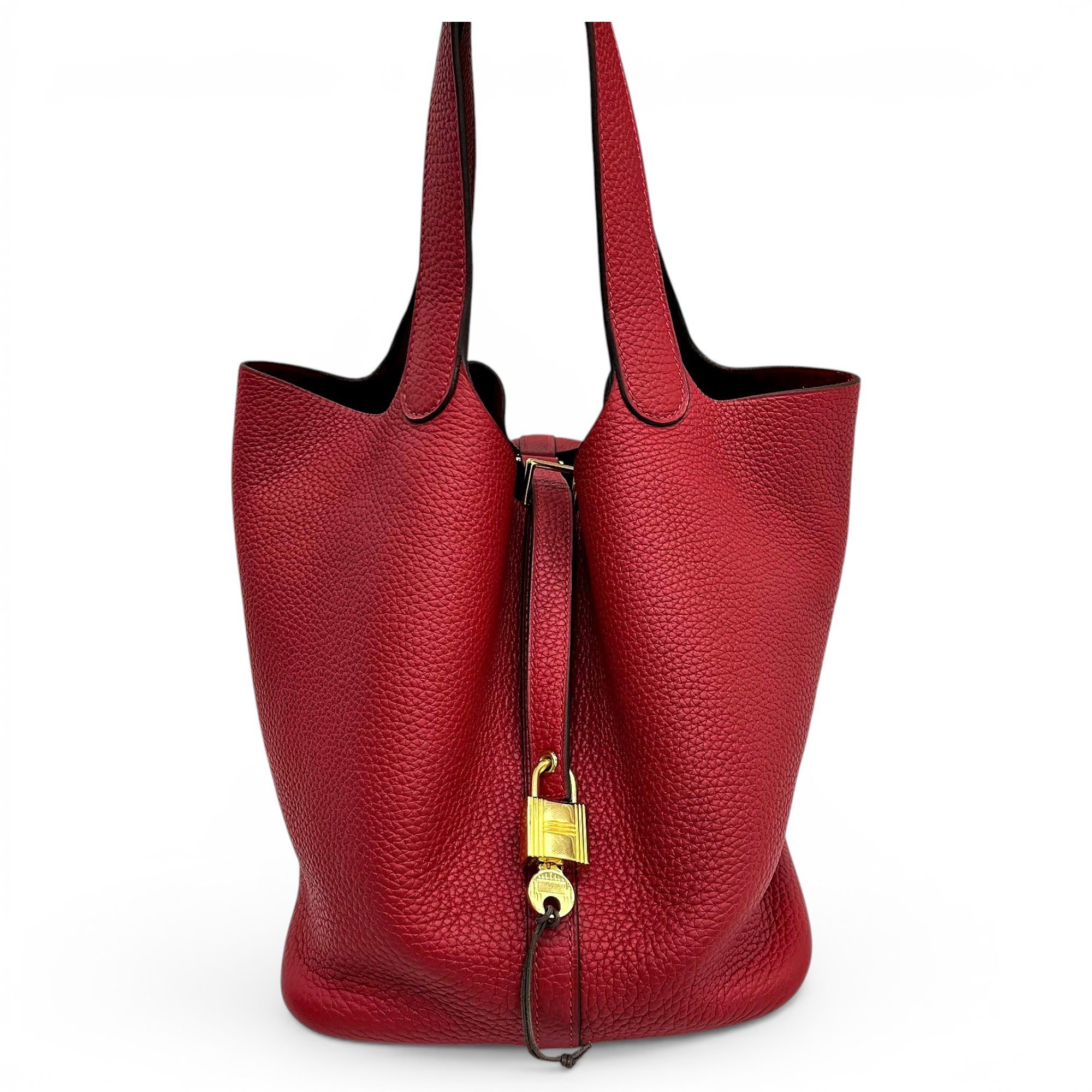 Picotin leather handbag